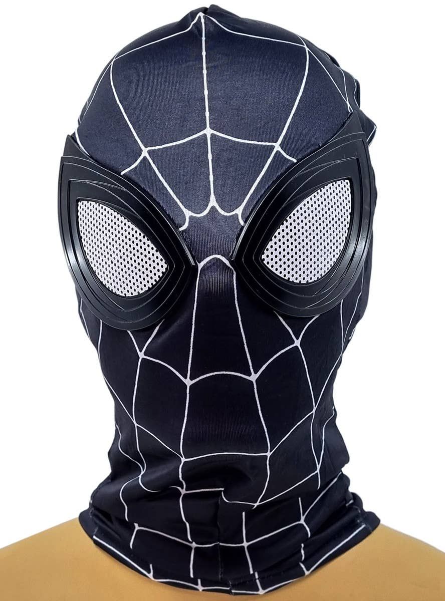 Spider Superhero Black Suit Costume Mask