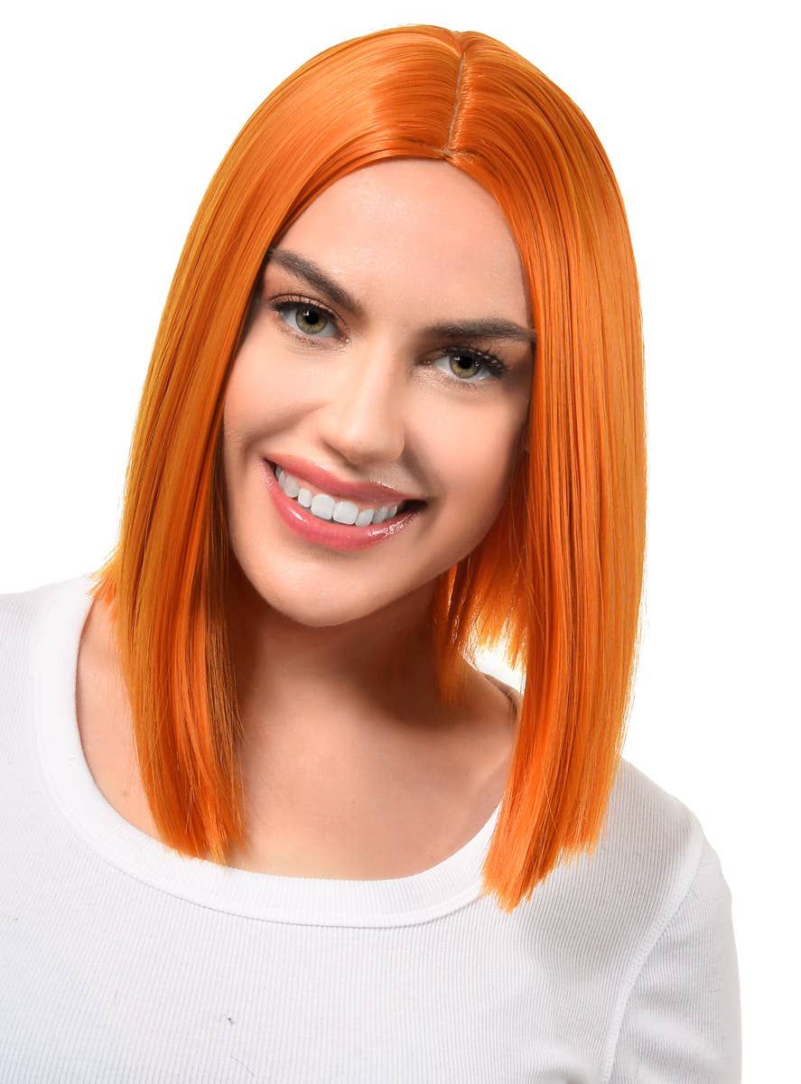 Ginger Womens Deluxe Heat Resistant Bob Costume Wig