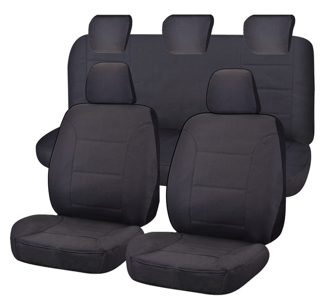 Seat Covers MAZDA BT-50 FR UR 09/2015 - 06/2020 DUAL CAB FR CHARCOAL CHALLENGER