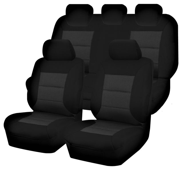 Seat Covers MAZDA BT-50 B22P/Q-B32P/Q UP 10/2011 ? 08/2015 DUAL - BLACK PREMIUM