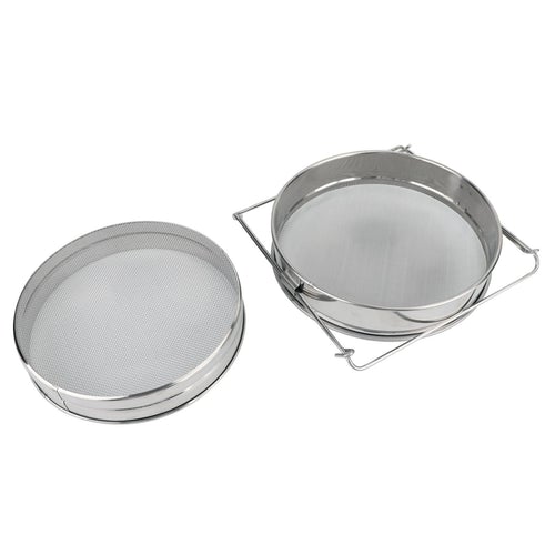 Stainless Steel Double-layer Bee Honey Sieve Filtration, Strainer… - V122-HT-003