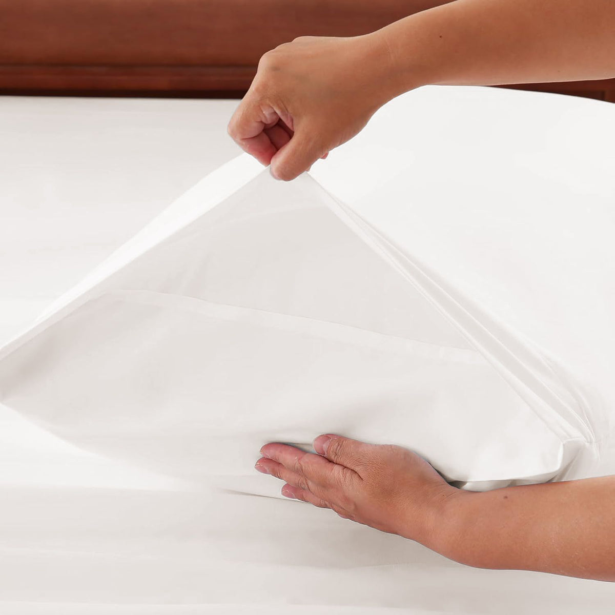 Hotel Soft Bed Sheet Set- Bedding Sheets & Pillowcases -Breathable Bedding - Wrinkle, Fade, Stain Resistant-Deep Pocket Flat Fitted Bed Sheet Set(White,Super King)
