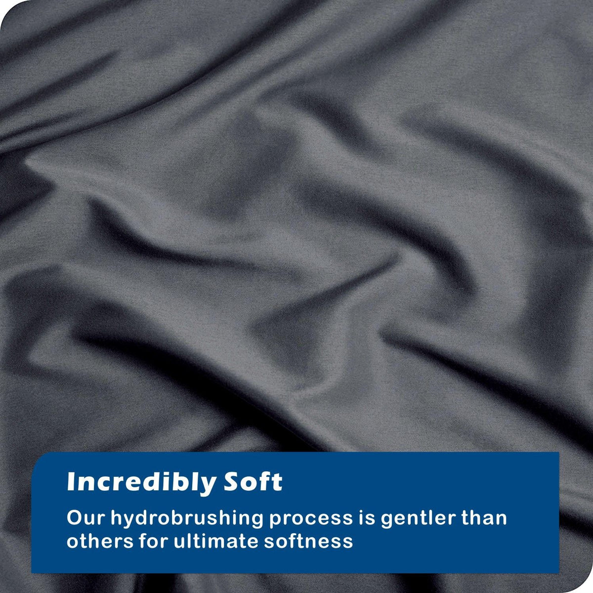 3 Piece Hotel Soft Microfiber Quilt Cover Set-2000TC Duvet/Donna Cover Set & Pillowcases -1 Quilt Cover Zipper Closure & 1 x Pillowcases-Breathable Bedding - Wrinkle, Fade, Stain Resistant(Dark gray,Double)