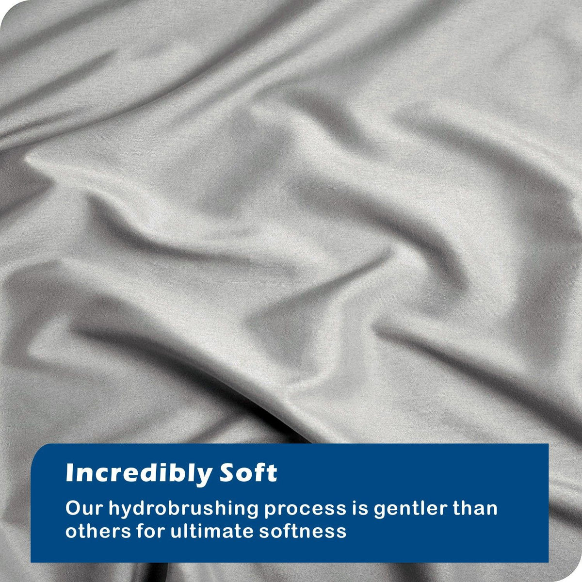 3 Piece Hotel Soft Microfiber Quilt Cover Set-2000TC Duvet/Donna Cover Set & Pillowcases -1 Quilt Cover Zipper Closure & 1 x Pillowcases-Breathable Bedding - Wrinkle, Fade, Stain Resistant(Silver-gray,Double)