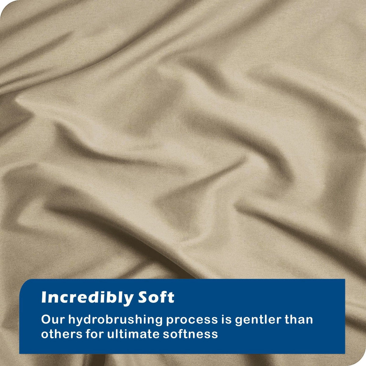 3 Piece Hotel Soft Microfiber Quilt Cover Set-2000TC Duvet/Donna Cover Set & Pillowcases -1 Quilt Cover Zipper Closure & 1 x Pillowcases-Breathable Bedding - Wrinkle, Fade, Stain Resistant(Camel Beige,King)