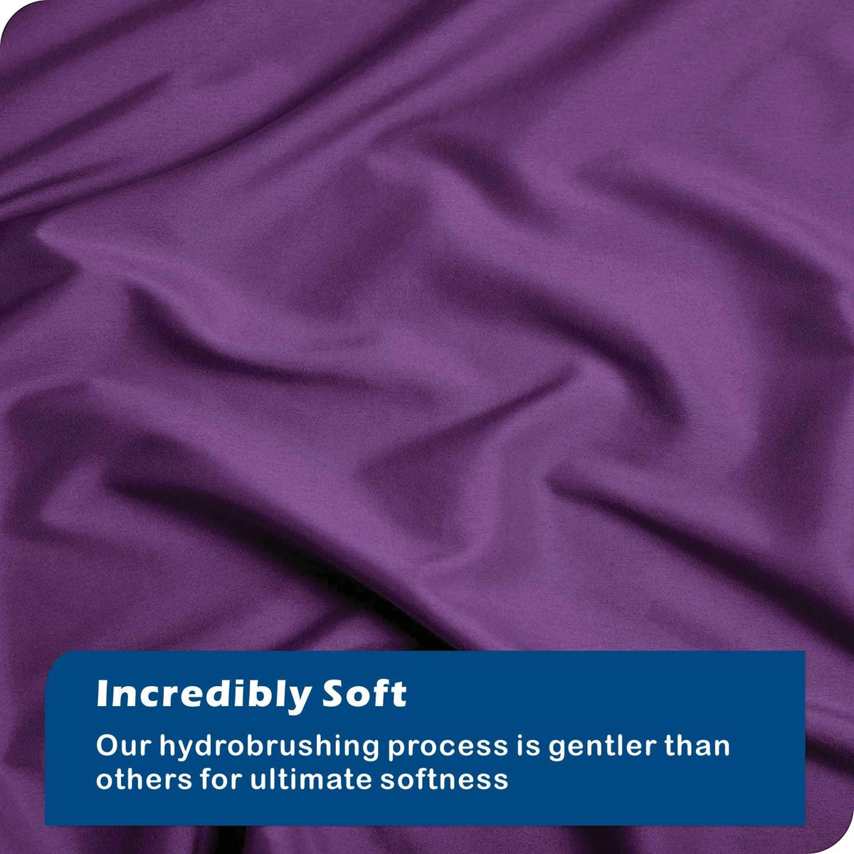 3 Piece Hotel Soft Microfiber Quilt Cover Set-2000TC Duvet/Donna Cover Set & Pillowcases -1 Quilt Cover Zipper Closure & 1 x Pillowcases-Breathable Bedding - Wrinkle, Fade, Stain Resistant(Purple,King)
