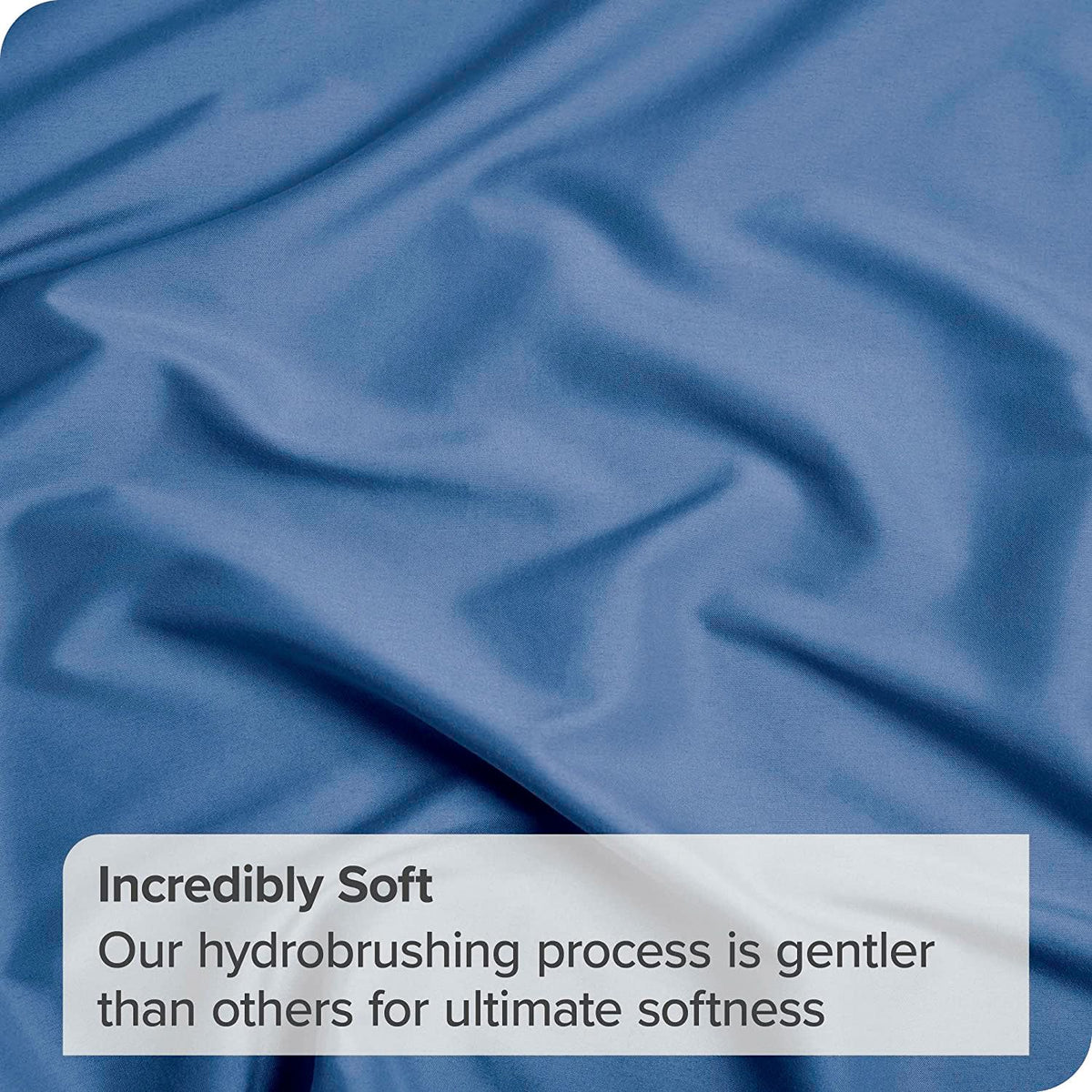 3 Piece Bed Sheet Set- Bedding Sheets & Pillowcases -Breathable Bedding - Wrinkle, Fade, Stain Resistant-Deep Pocket Flat Fitted Bed Sheet Set(Ocean,King Single)