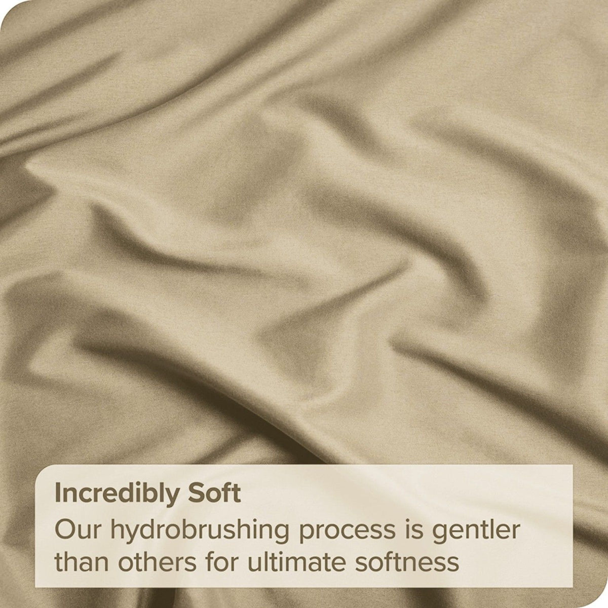 3 Piece Fitted Sheet Set- Fitted Sheet & Pillowcases -Breathable Bedding - Wrinkle, Fade, Stain Resistant- 40cm Deep Pocket Fitted Bed Sheet Set(Camel Beige,Queen)
