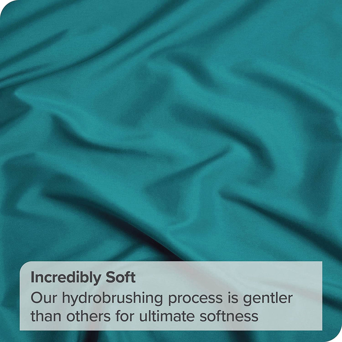 3 Piece Bed Sheet Set- Bedding Sheets & Pillowcases -Breathable Bedding - Wrinkle, Fade, Stain Resistant-Deep Pocket Flat Fitted Bed Sheet Set(Biscay blue,Single)