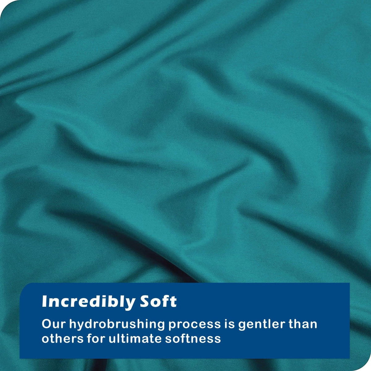 3 Piece Hotel Soft Microfiber Quilt Cover Set-2000TC Duvet/Donna Cover Set & Pillowcases -1 Quilt Cover Zipper Closure & 1 x Pillowcases-Breathable Bedding - Wrinkle, Fade, Stain Resistant(Biscay blue,Super King)