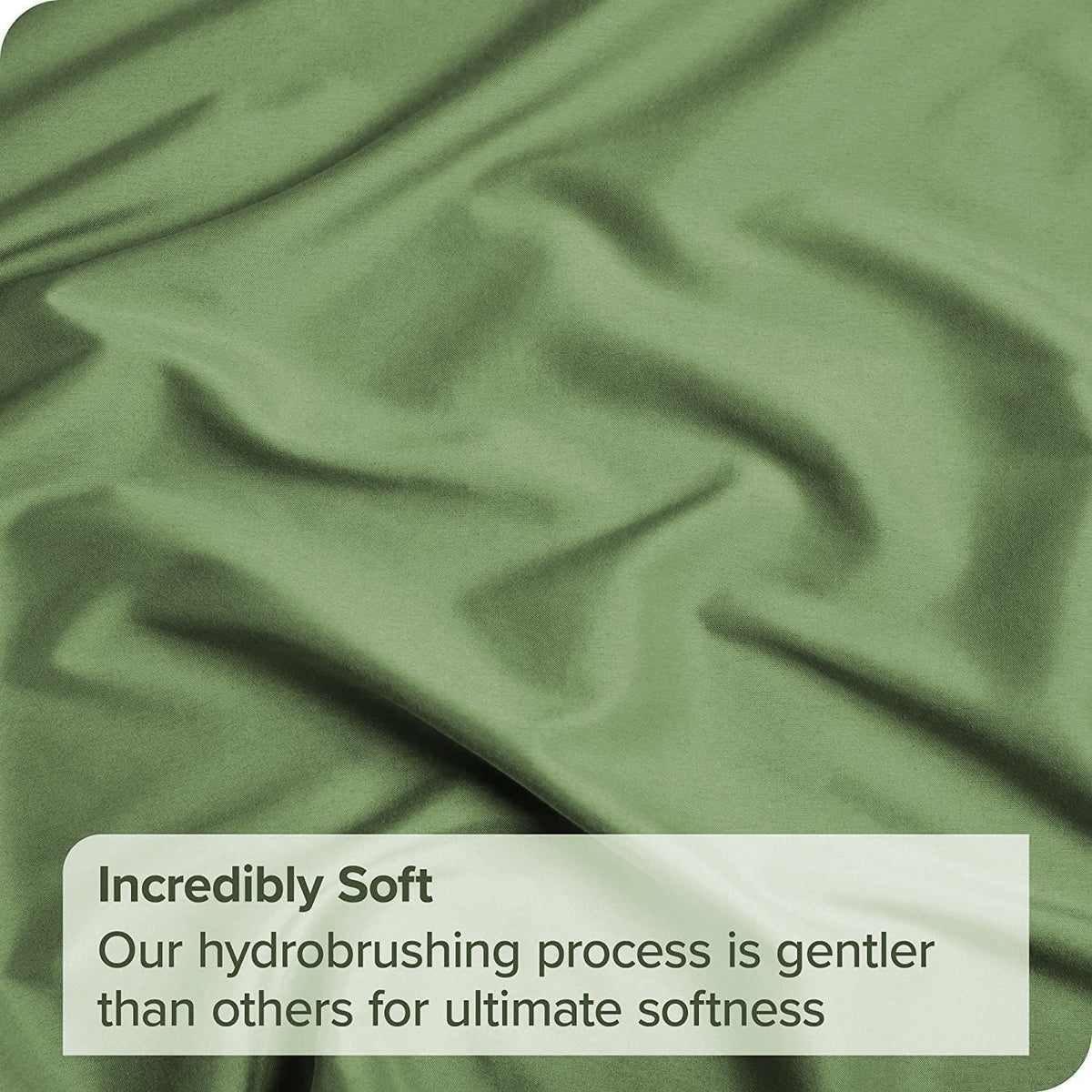 Elegant Comfort Premium Hotel Quality 1-Piece Super King Flat Sheet, Luxury and Softest 2000 Thread Count Bedding Flat Sheet(Super King,Olive green)
