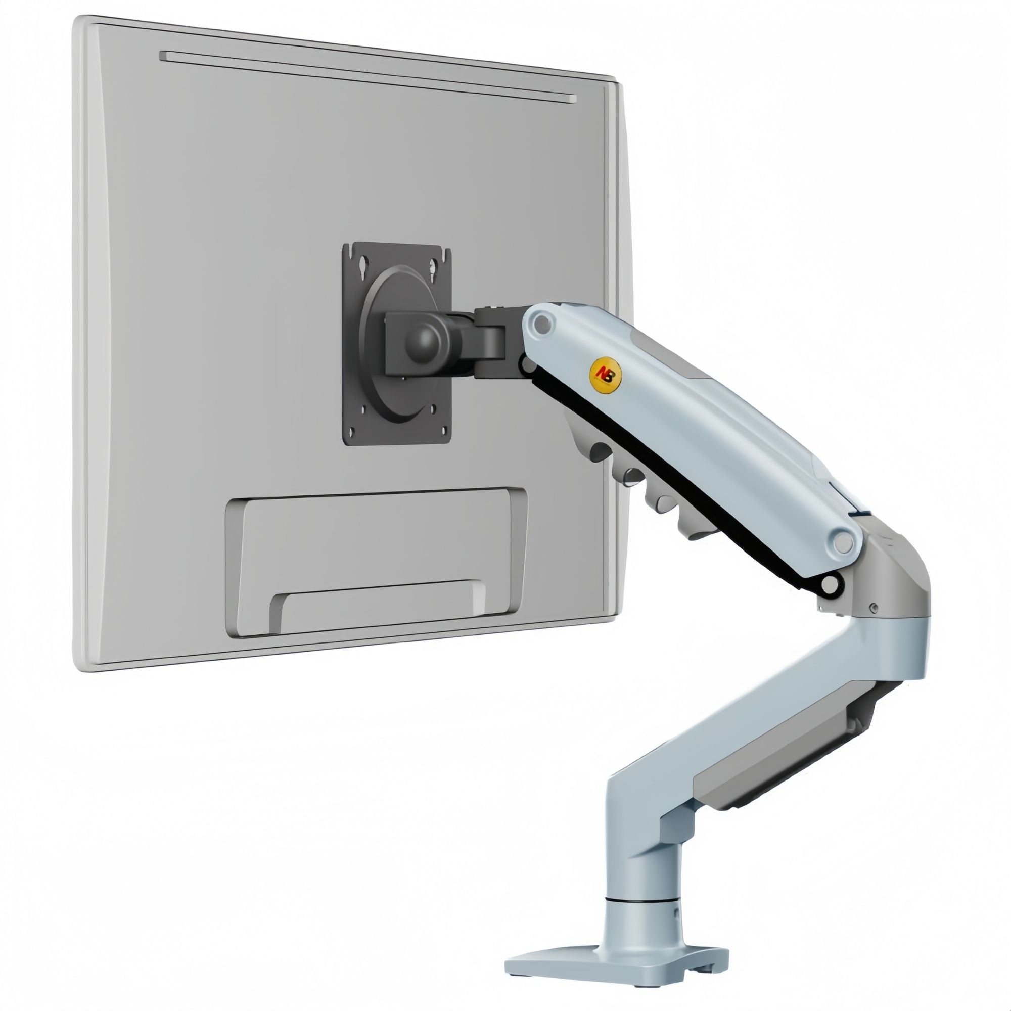 Single Monitor Arm for 17 - 30 Inch Screens, Height Adjustable Desk Mount