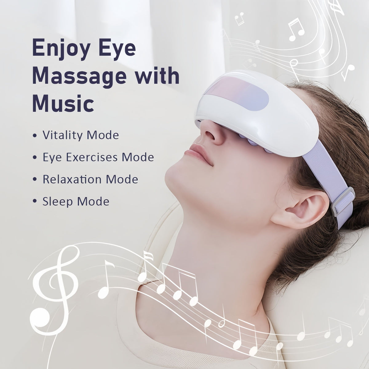 Eye Massager with Nano Mist Moisturising, Dry Eyes, Dark Circles, Heated Eye