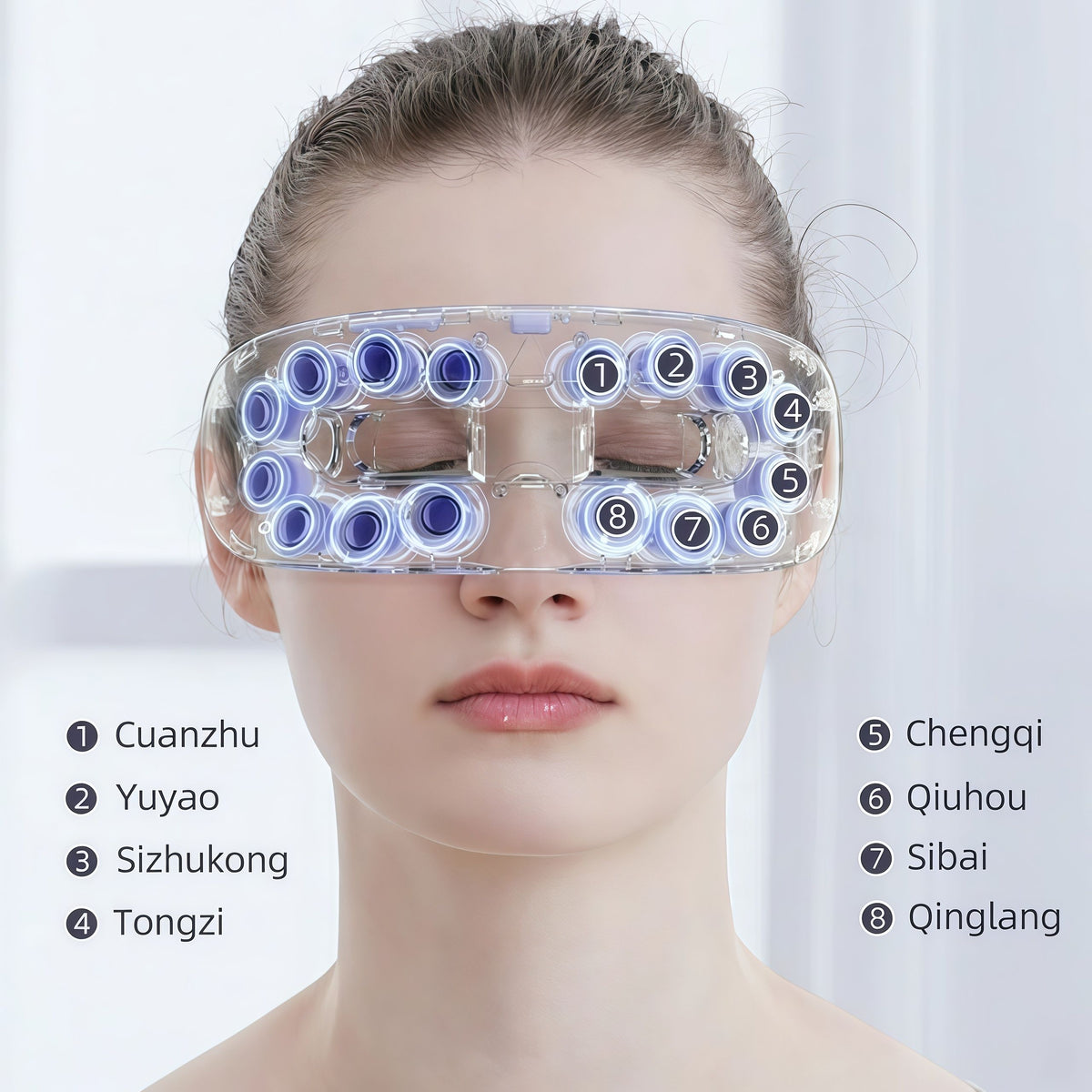 Eye Massager with Nano Mist Moisturising, Dry Eyes, Dark Circles, Heated Eye