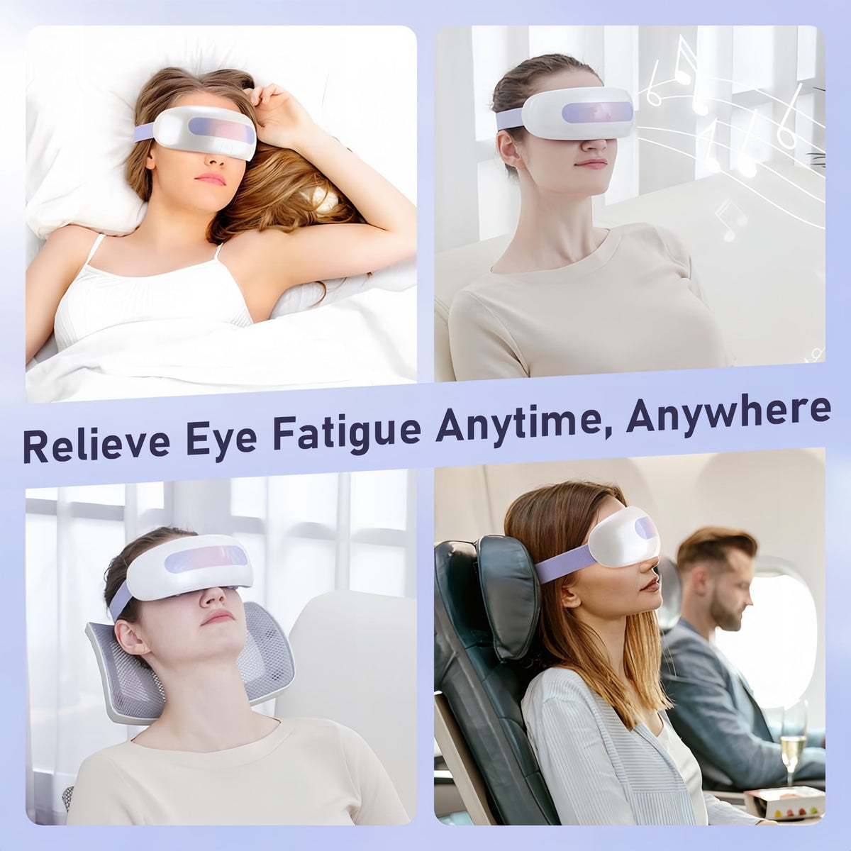 Eye Massager with Nano Mist Moisturising, Dry Eyes, Dark Circles, Heated Eye