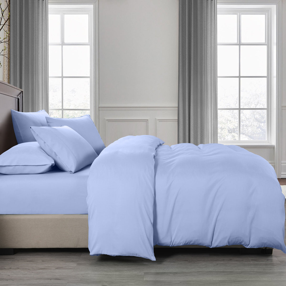 Royal Comfort 2000TC 6 Piece Bamboo Sheet & Quilt Cover Set… - V160-10001264