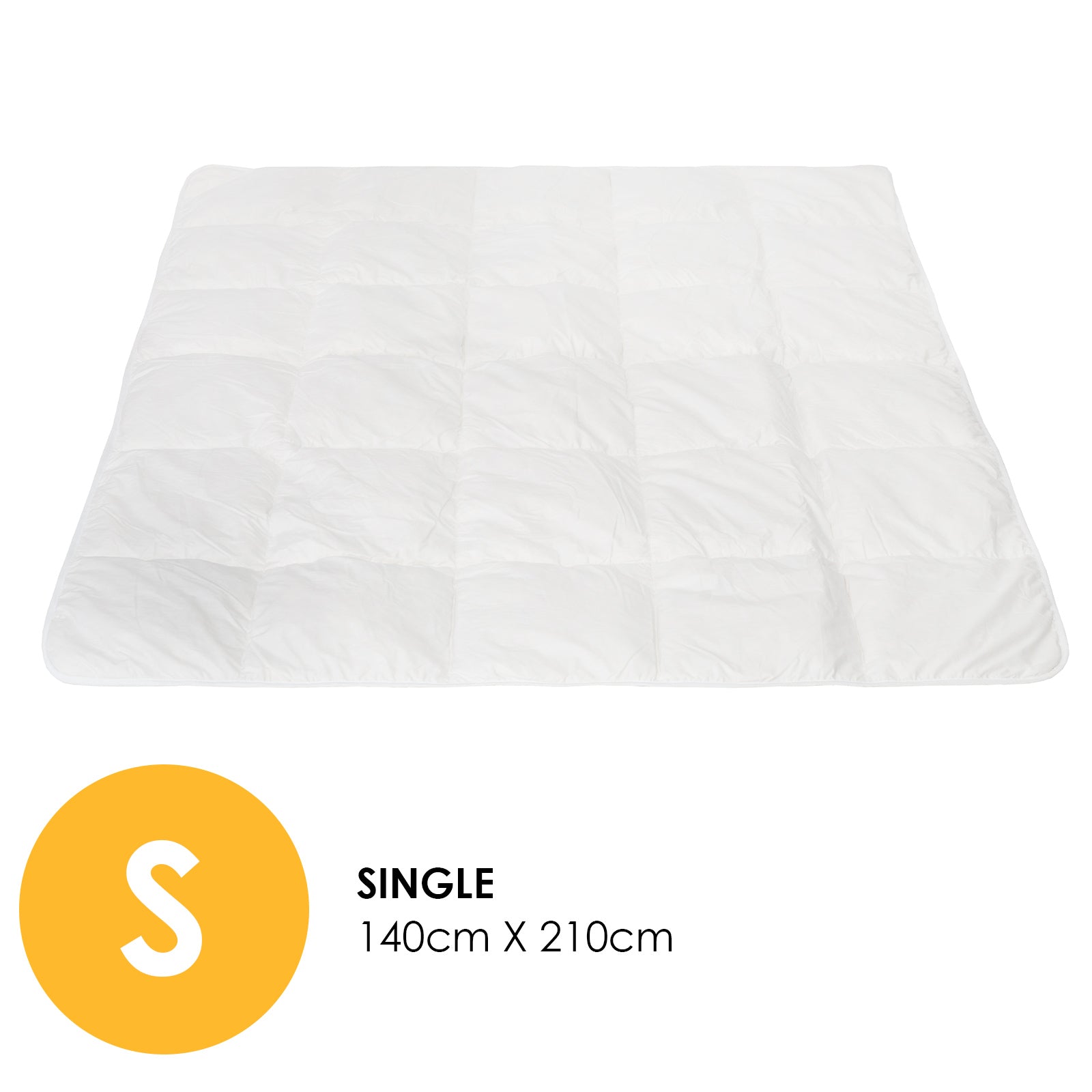 Royal Comfort 260GSM Deluxe Eco-Silk Touch Quilt 100% Cotton… - V160-10001628