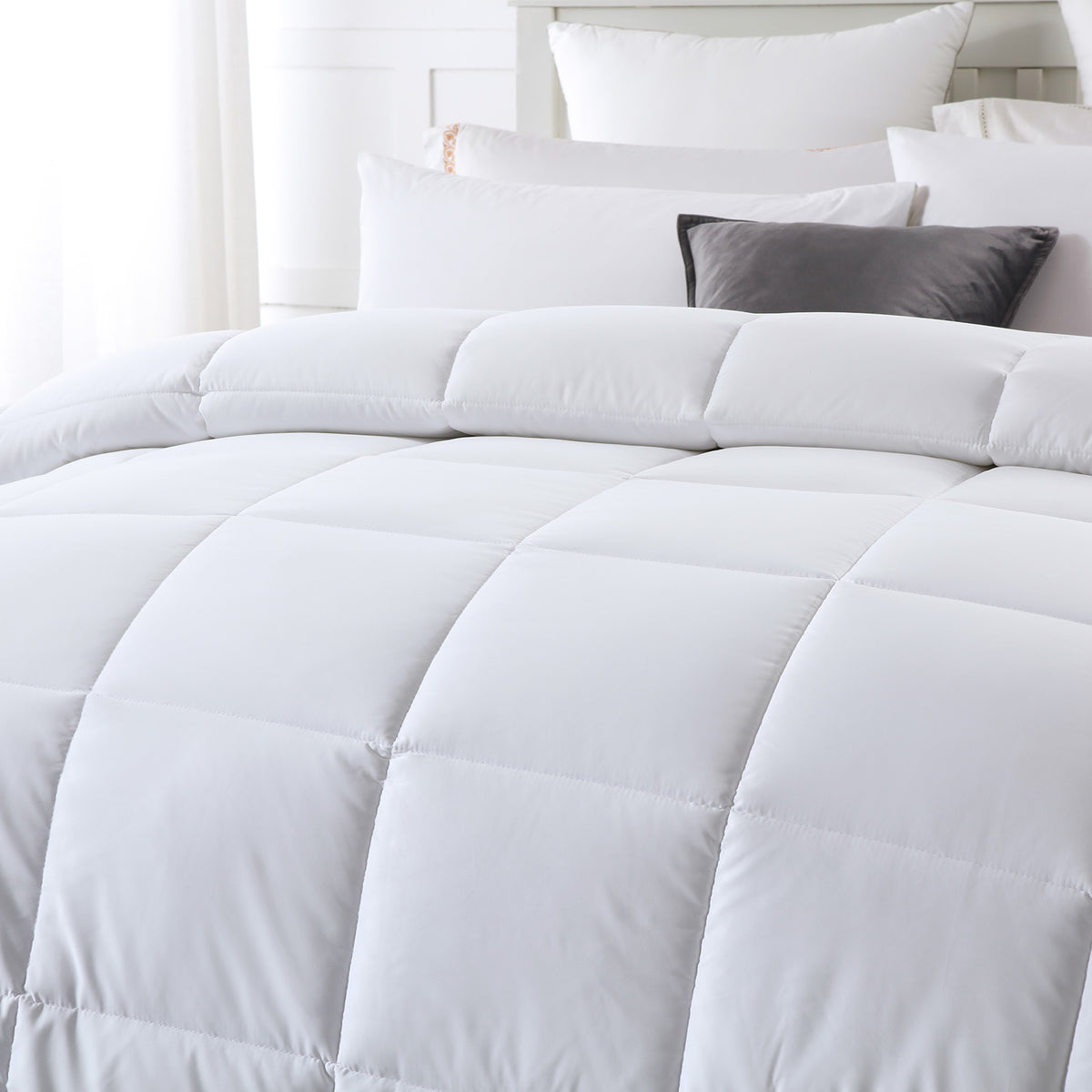 Royal Comfort 260GSM Deluxe Eco-Silk Touch Quilt 100% Cotton… - V160-10001628