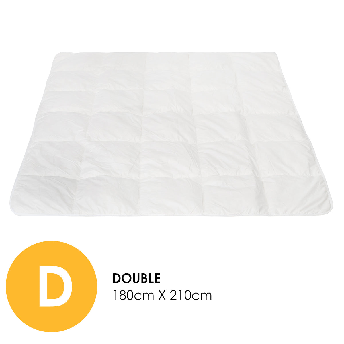 Royal Comfort 260GSM Deluxe Eco-Silk Touch Quilt 100% Cotton… - V160-10001629