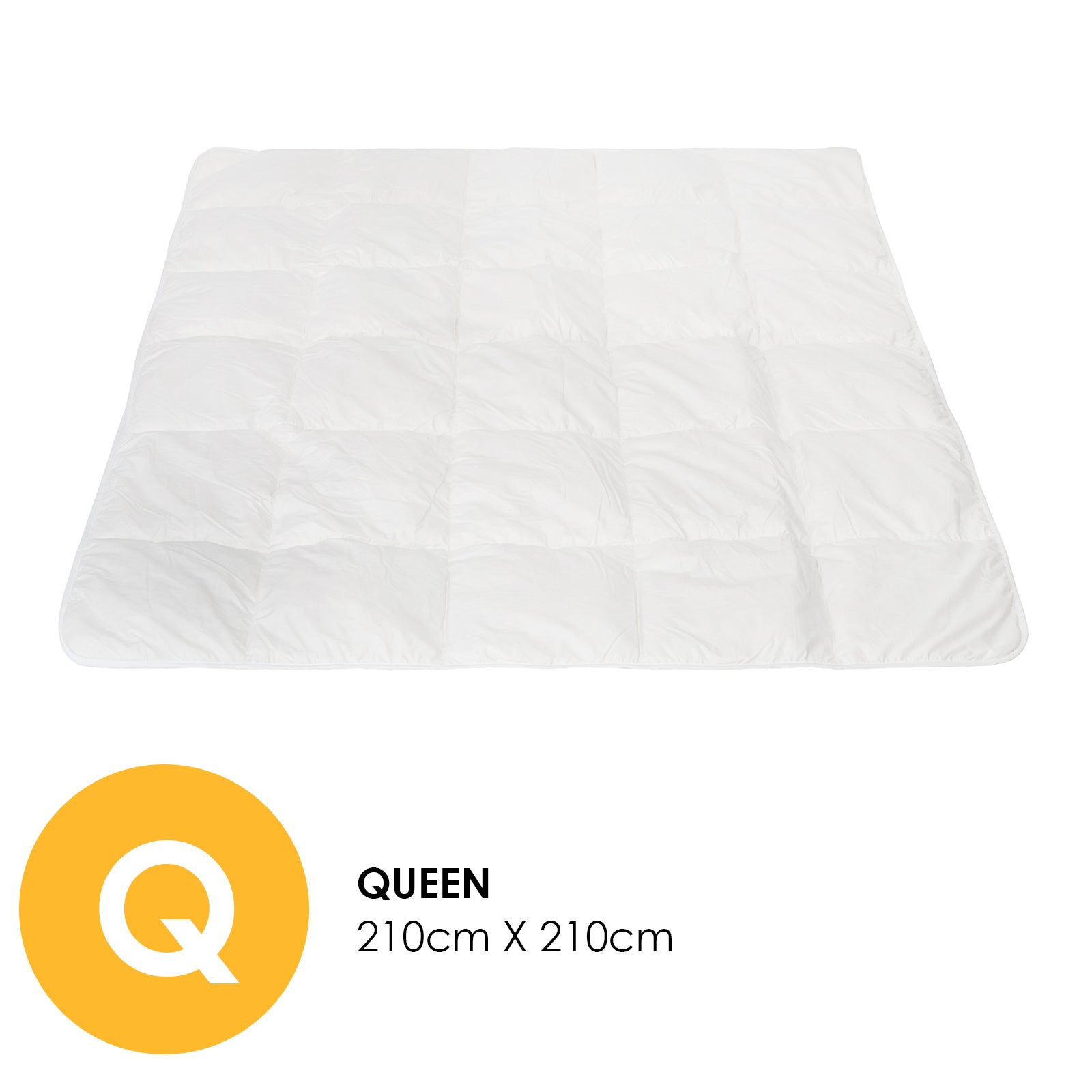 Royal Comfort 260GSM Deluxe Eco-Silk Touch Quilt 100% Cotton… - V160-10001630