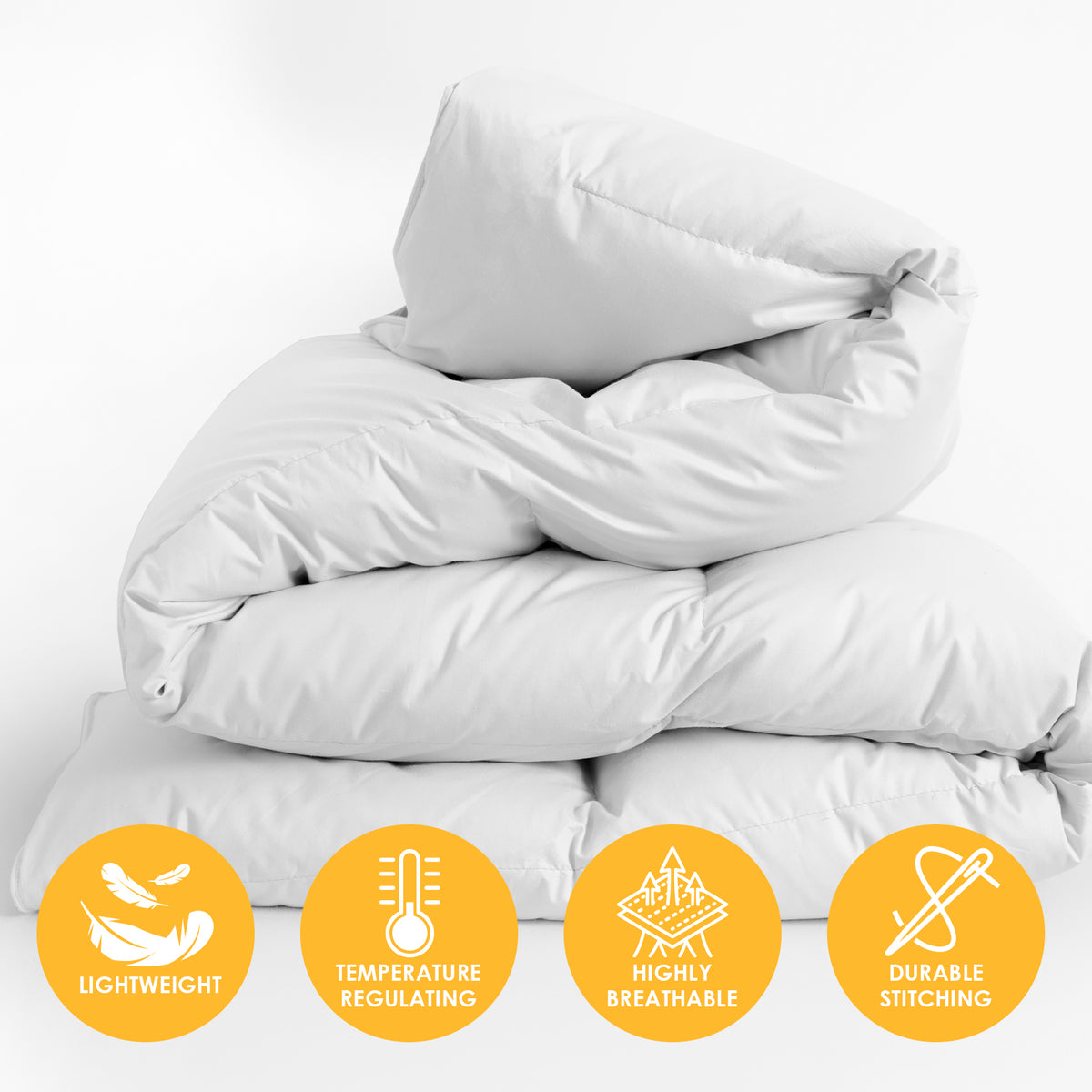 Casa Decor Silk Touch Quilt 360GSM All Seasons Antibacterial… - V160-10001661