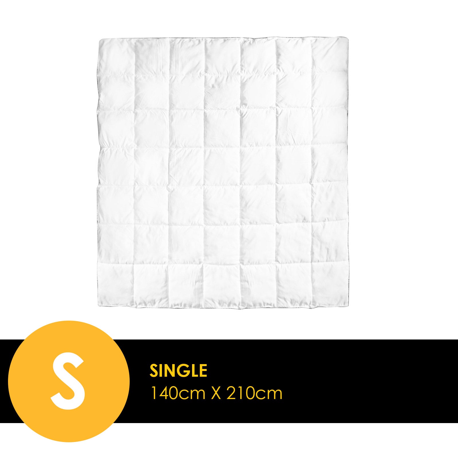 Royal Comfort Bamboo Blend Quilt 250GSM Luxury Duvet 100%… - V160-10001733