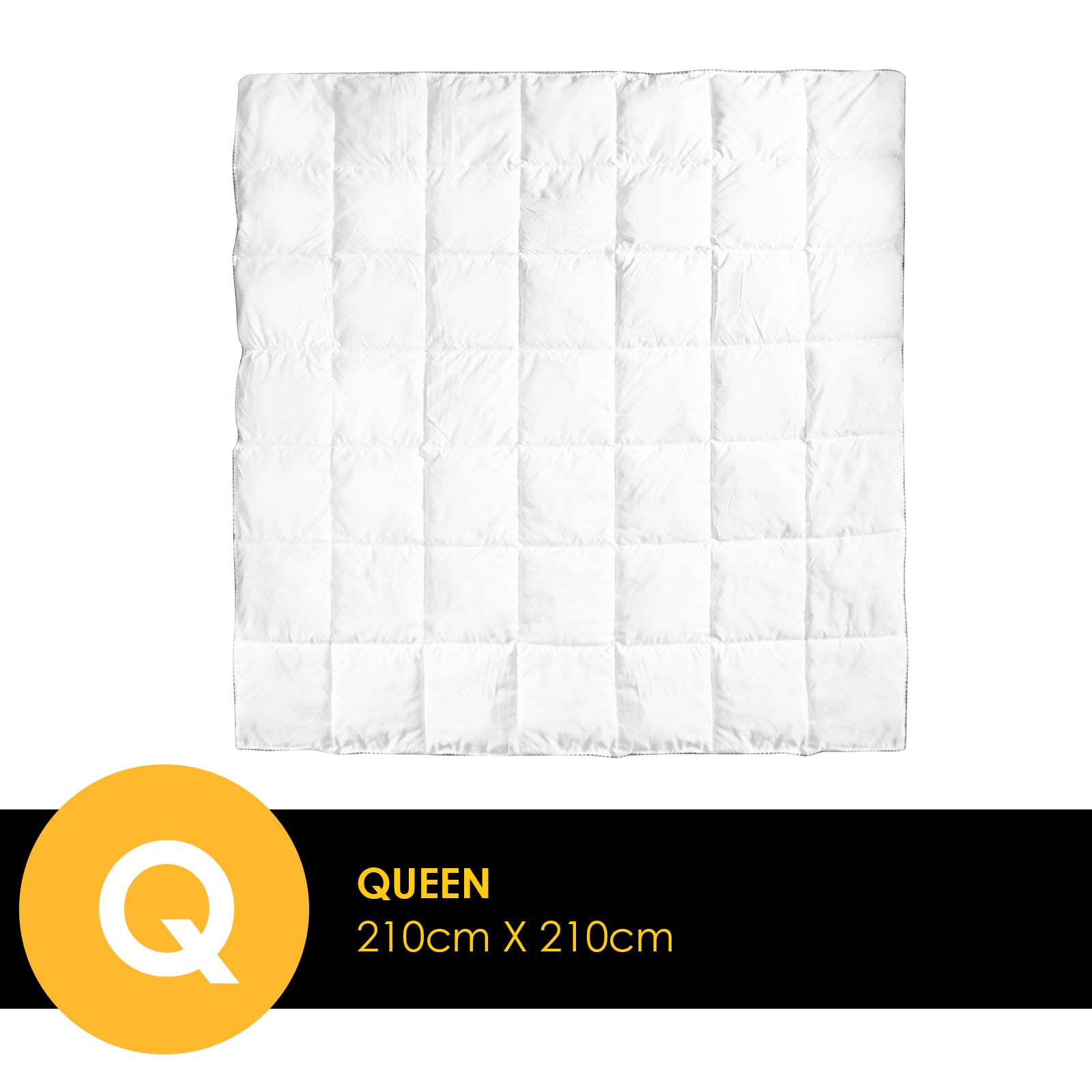Royal Comfort Bamboo Blend Quilt 250GSM Luxury Duvet 100%… - V160-10001735