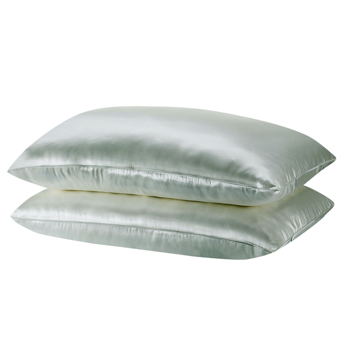 Royal Comfort Mulberry Silk Pillowcase Twin Pack 51 x 76cm - Sage