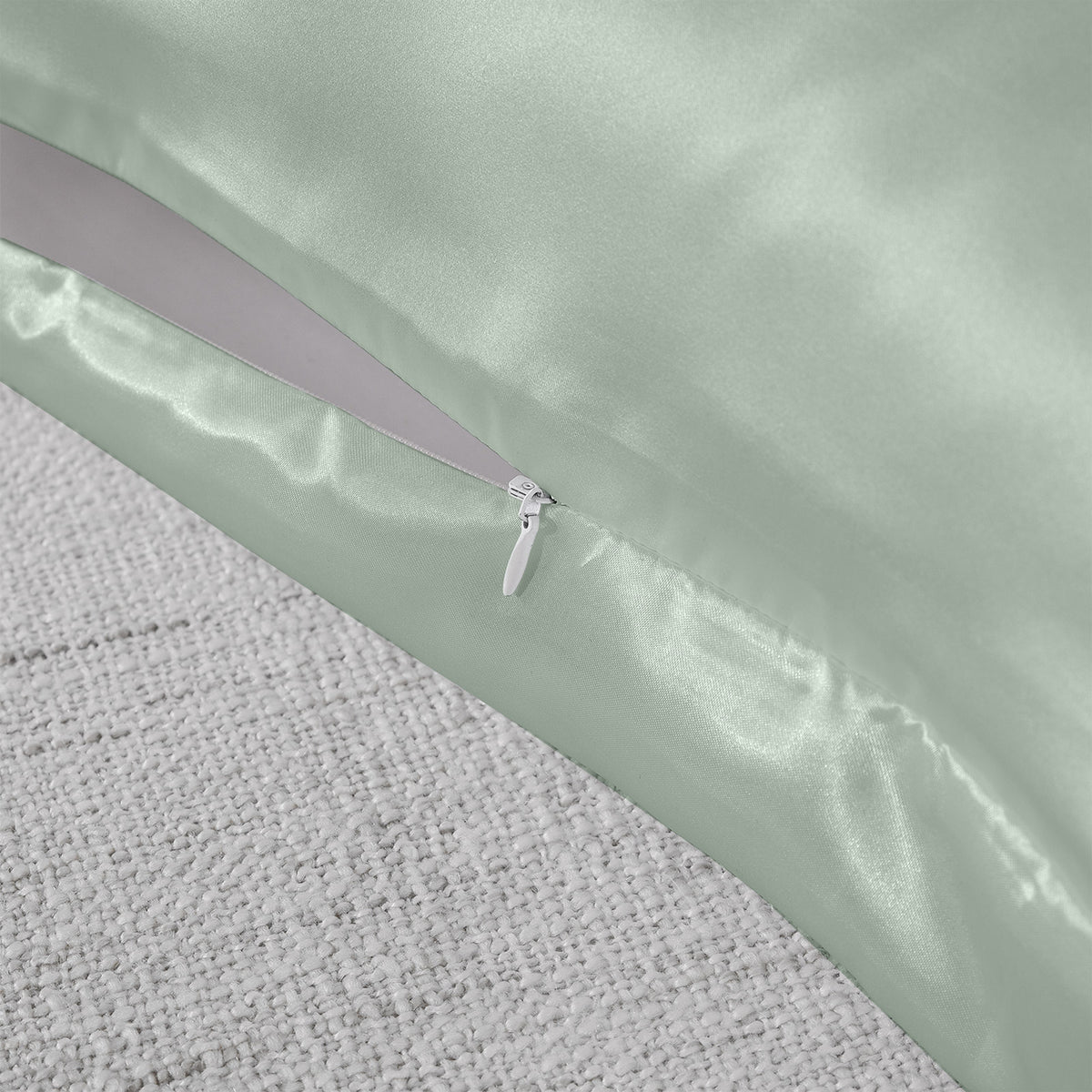 Royal Comfort Mulberry Silk Pillowcase Twin Pack 51 x 76cm - Sage