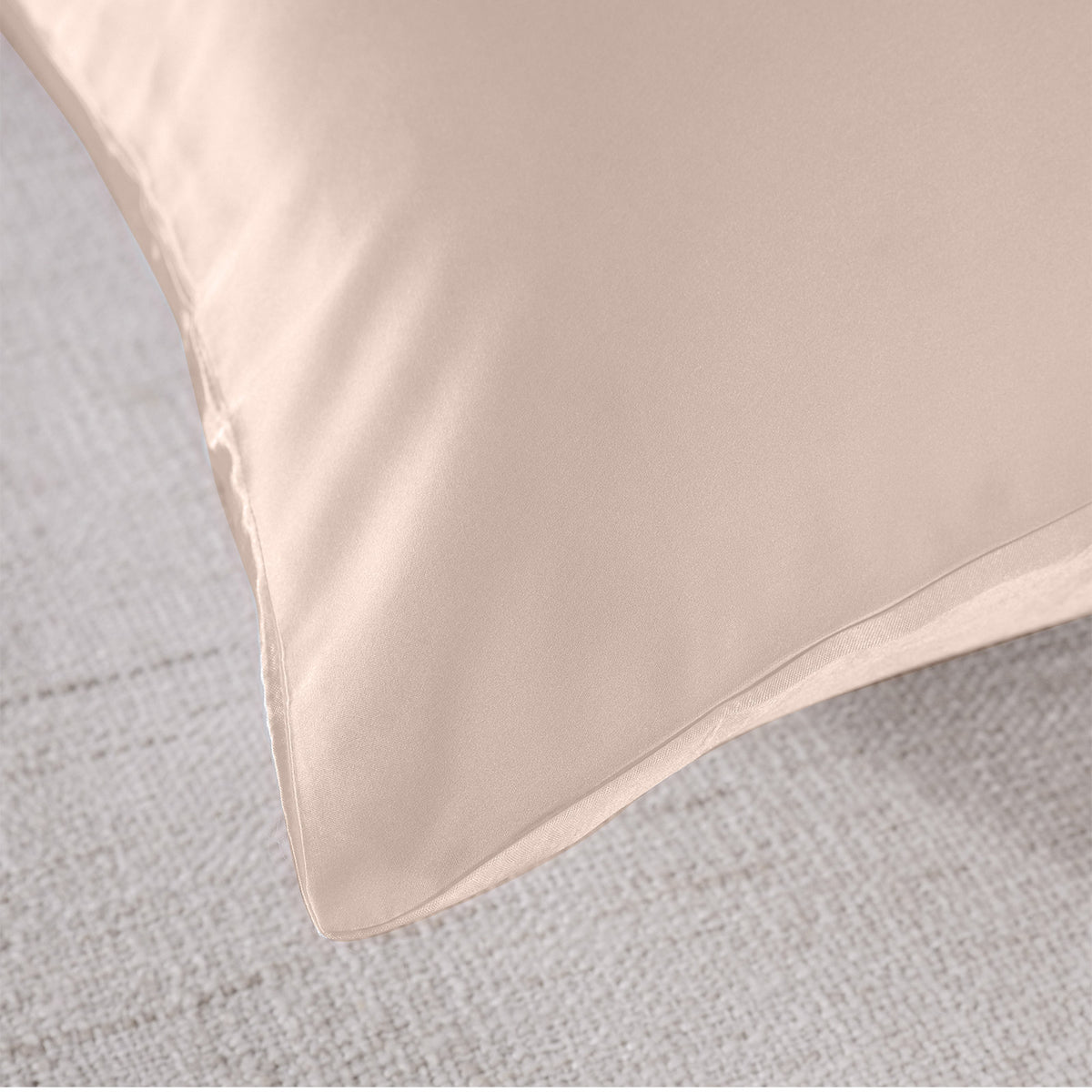 Royal Comfort Mulberry Silk Pillowcase Twin Pack 51 x 76cm - Champagne Pink
