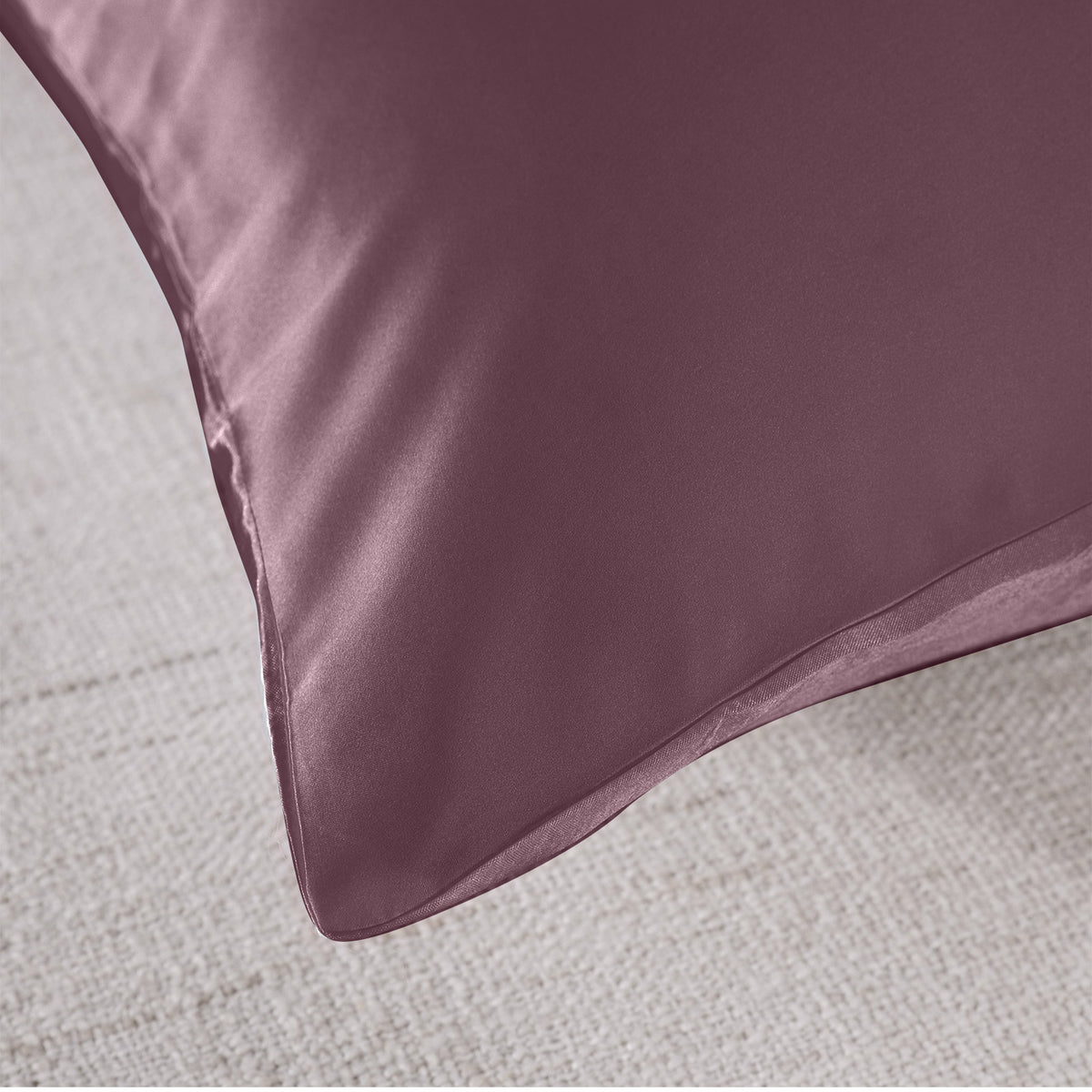 Royal Comfort Mulberry Silk Pillowcase Twin Pack 51 x 76cm - Malaga Wine