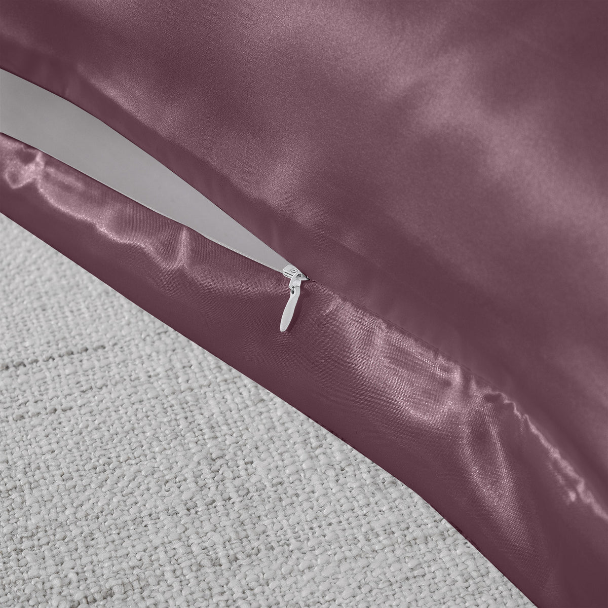 Royal Comfort Mulberry Silk Pillowcase Twin Pack 51 x 76cm - Malaga Wine