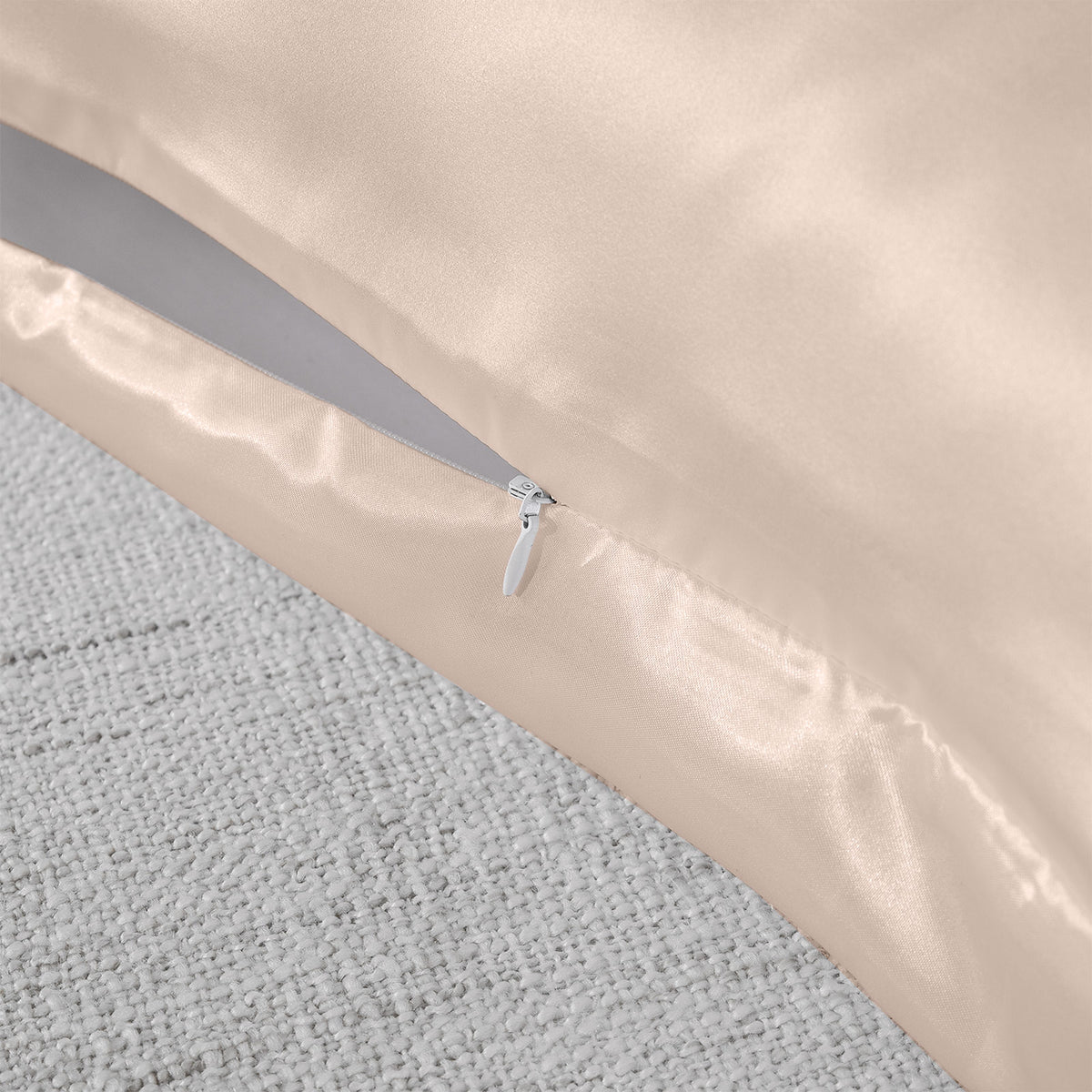 Royal Comfort Silk Pillow Case 100% Mulberry Silk Pillowcase - Champagne Pink