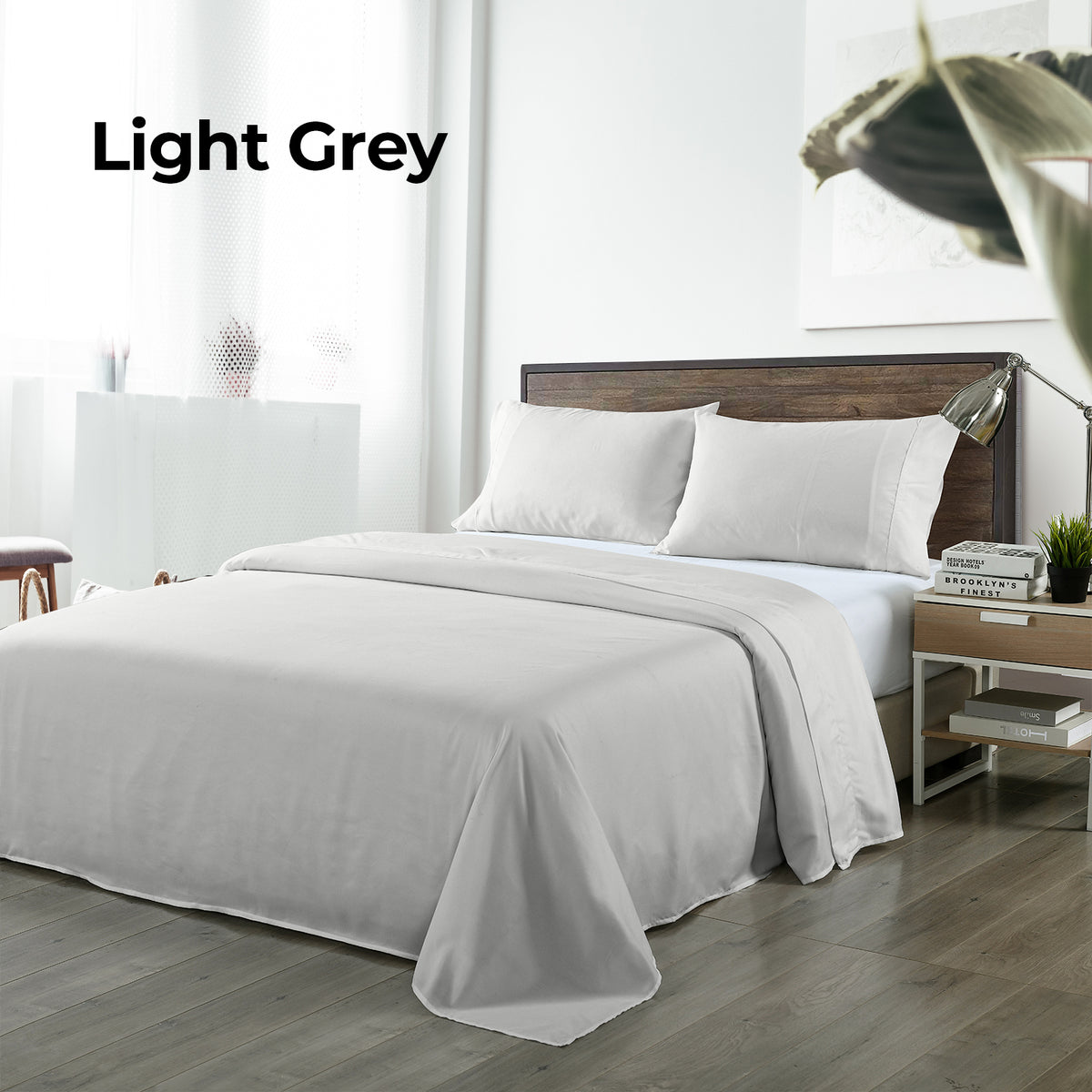 Royal Comfort Bamboo Blended Sheet & Pillowcases Set 1000TC… - V160-10002294