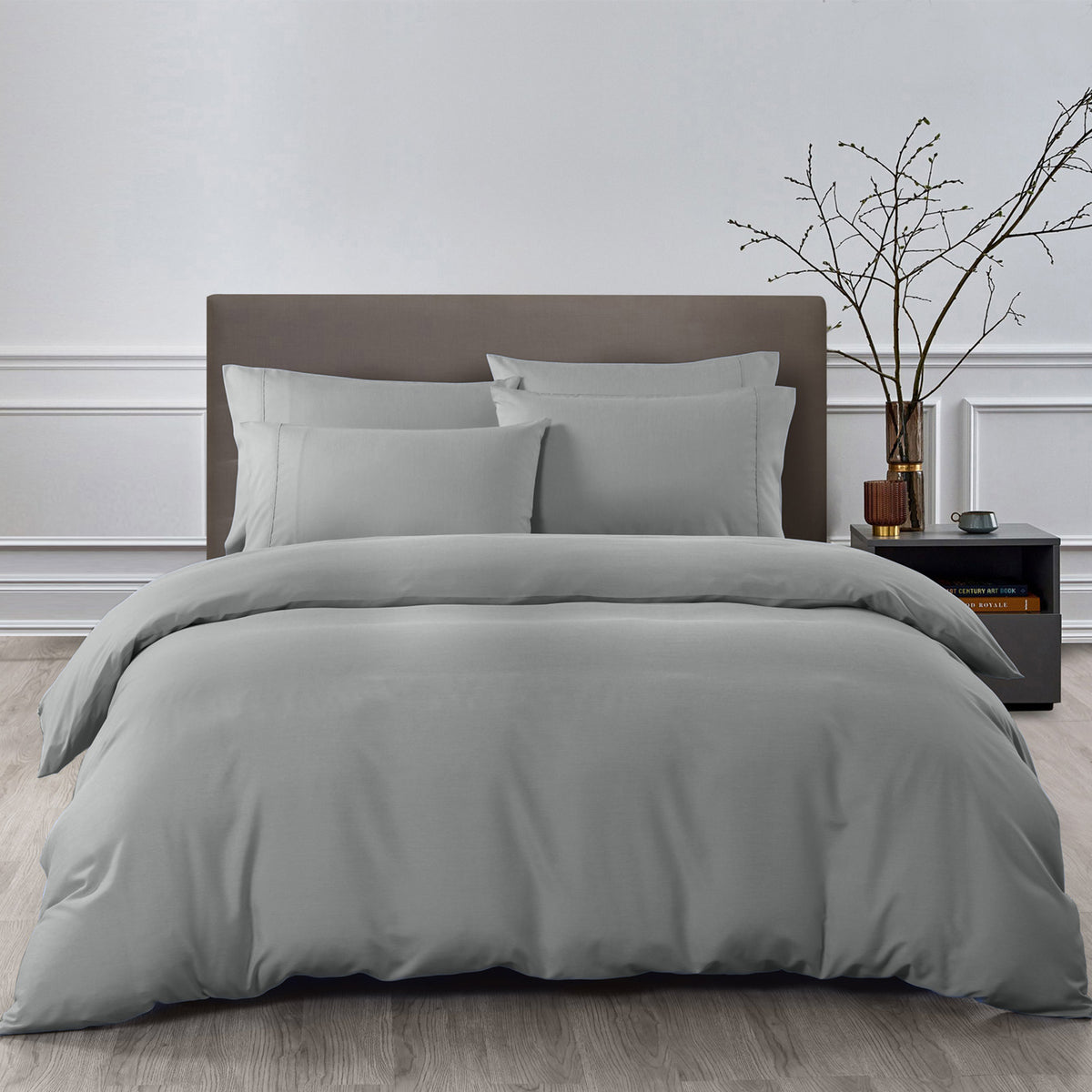 Royal Comfort 2000TC 6 Piece Bamboo Sheet & Quilt Cover Set… - V160-10002692
