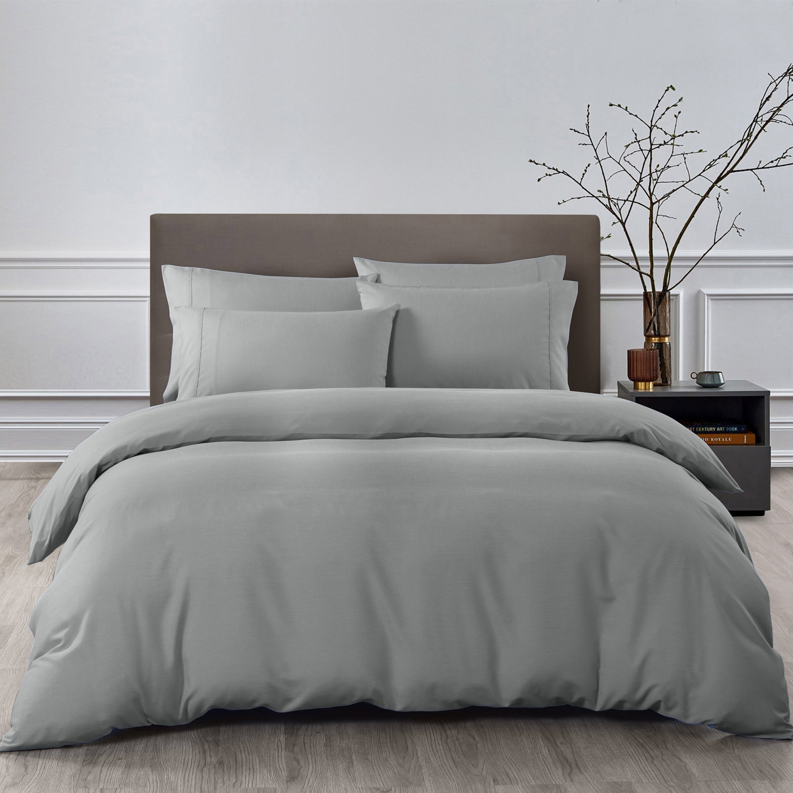 Royal Comfort 2000TC 6 Piece Bamboo Sheet & Quilt Cover Set… - V160-10002692