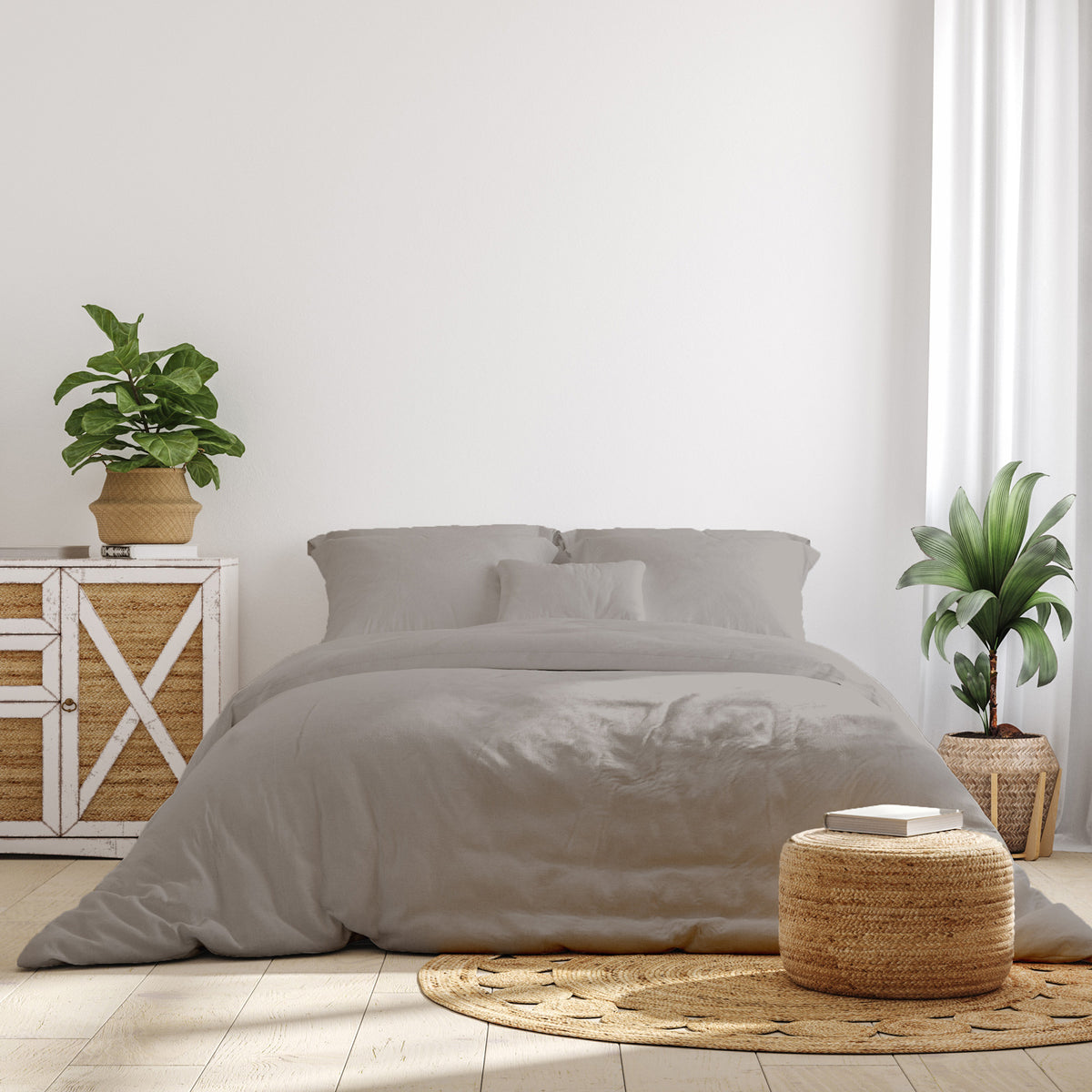 Royal Comfort 1000 Thread Count Bamboo Cotton Sheet and Quilt… - V160-10002950