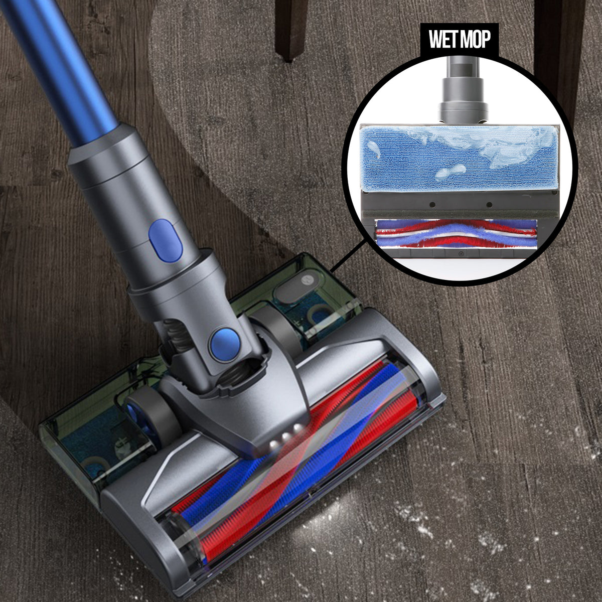 MyGenie H20 PRO Wet Mop 2-IN-1 Cordless Stick Vacuum Cleaner… - V160-10003142
