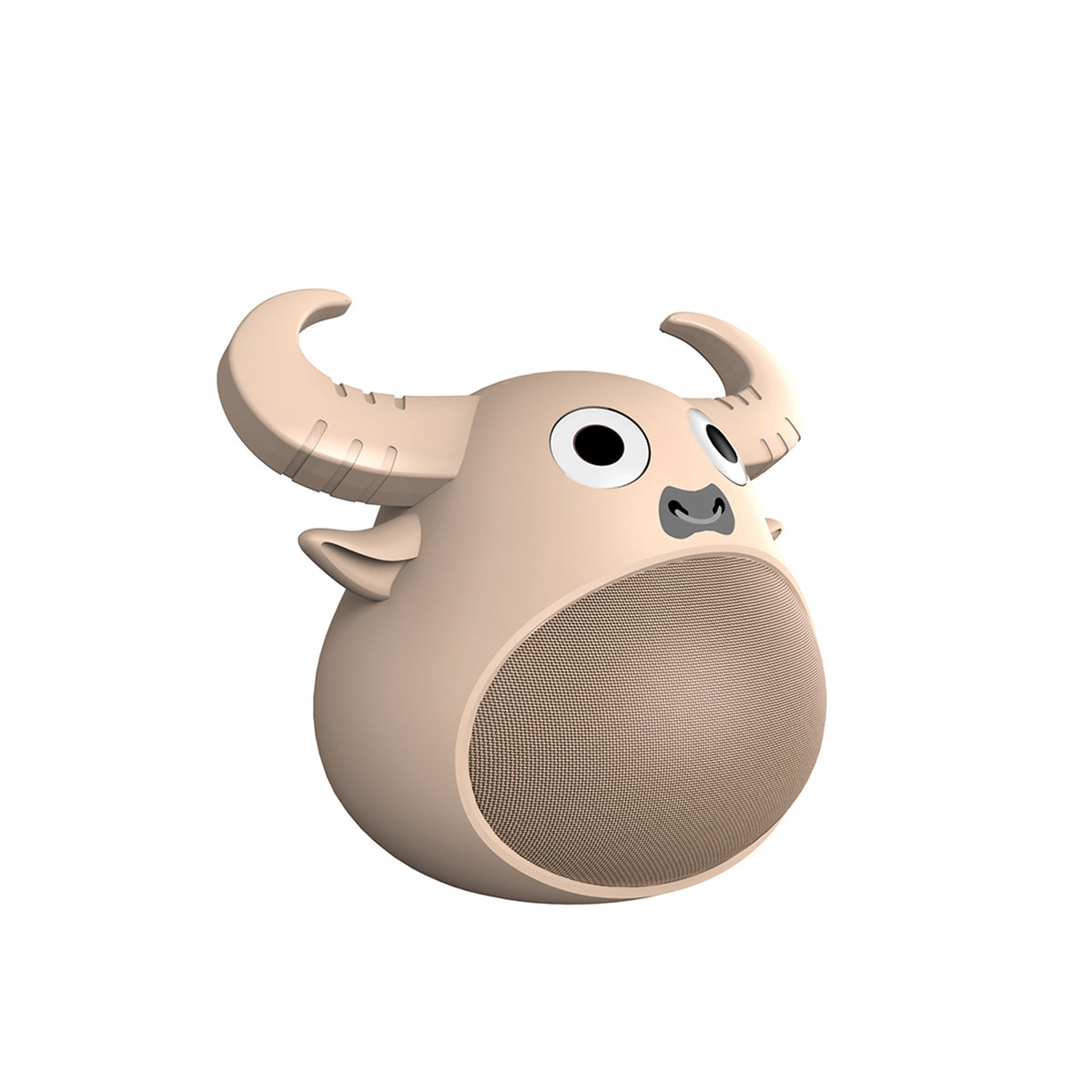 Fitsmart Bluetooth Animal Face Speaker Wireless Stereo Sound - Khaki
