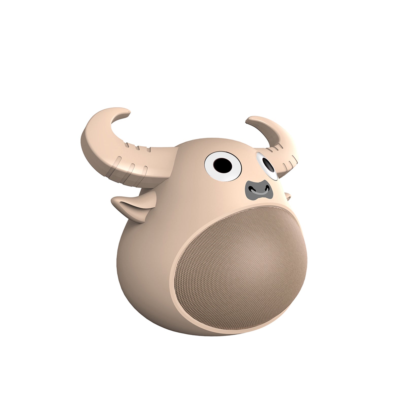 Fitsmart Bluetooth Animal Face Speaker Wireless Stereo Sound - Khaki