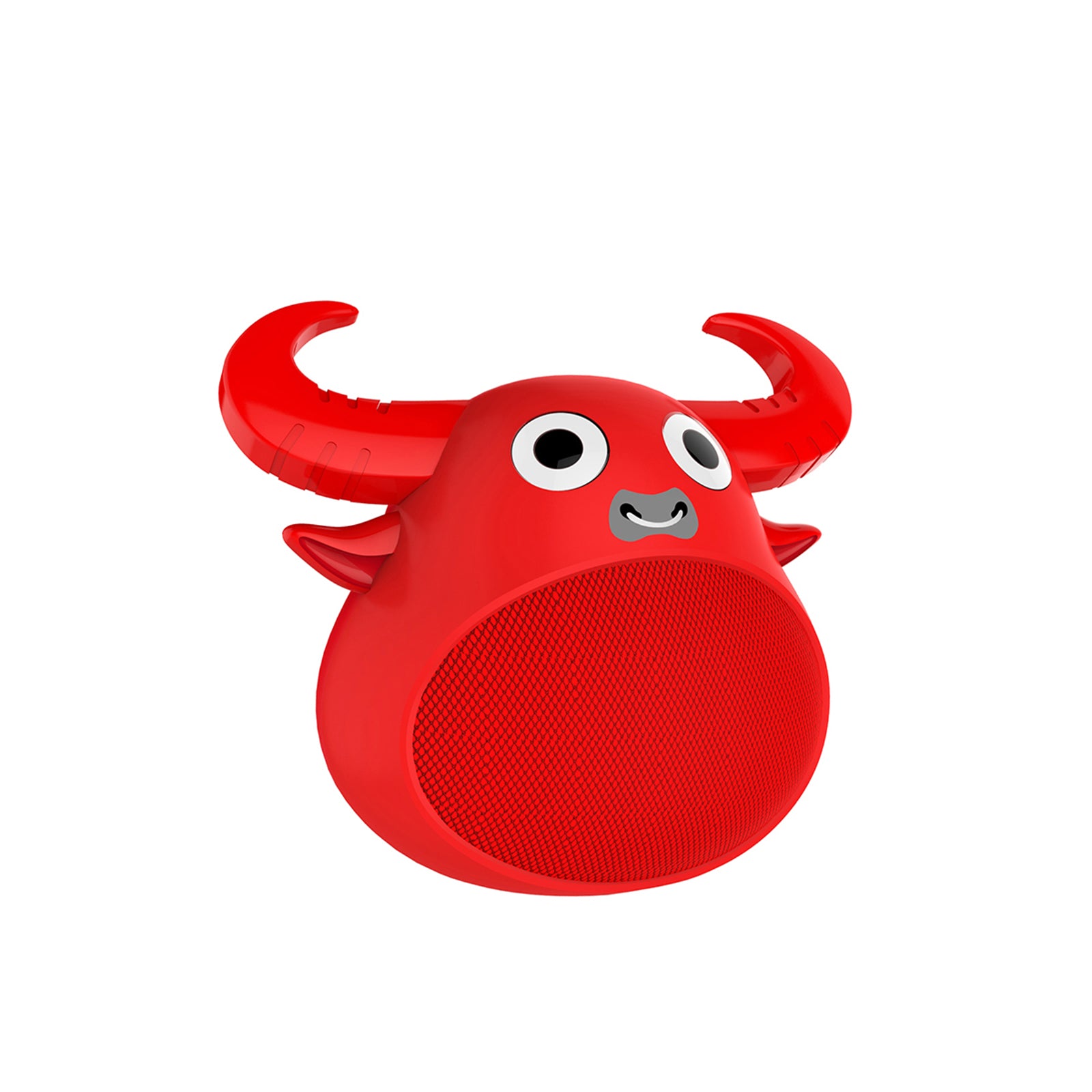 Fitsmart Bluetooth Animal Face Speaker Wireless Stereo Sound - Red