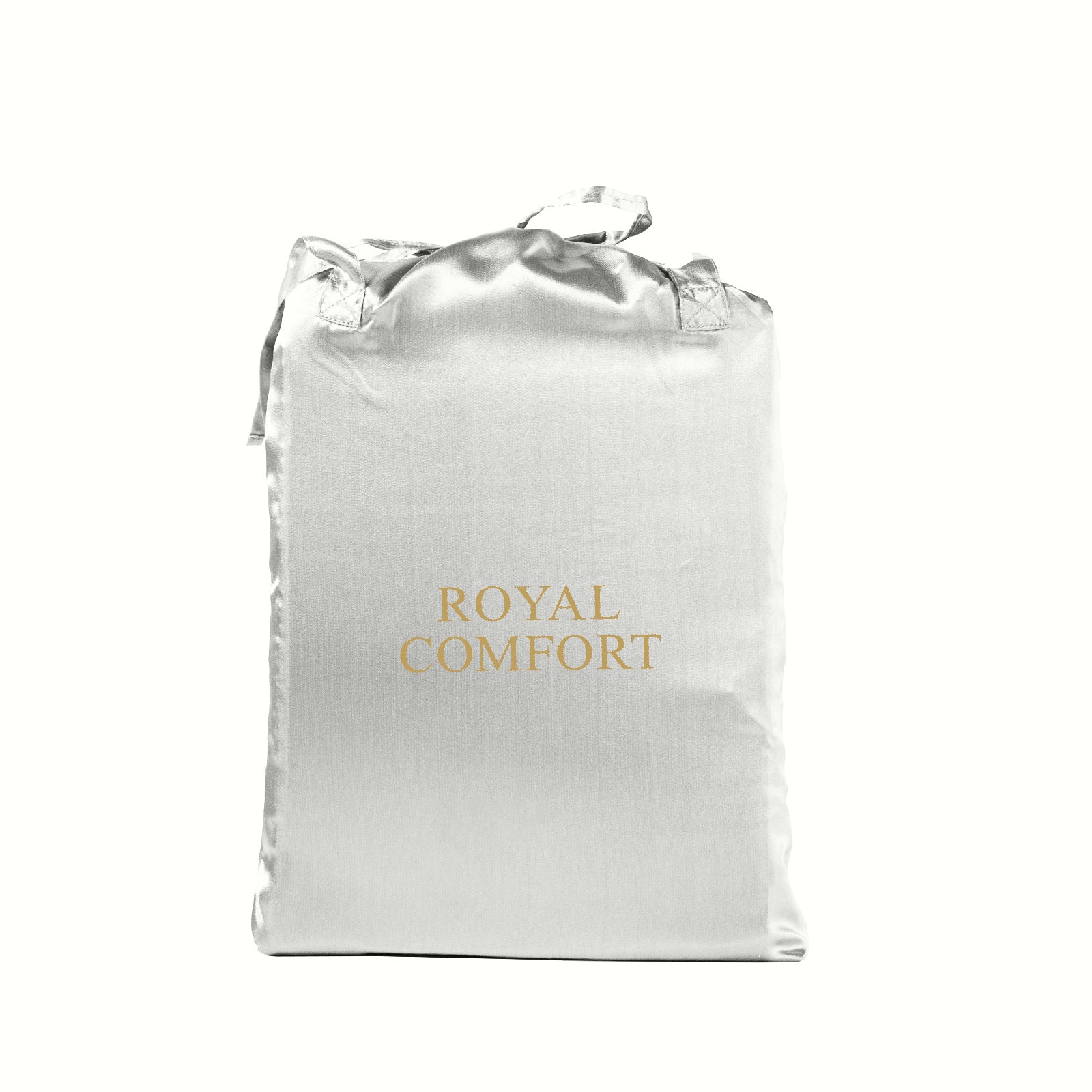 Royal Comfort Satin Sheet Set 3 Piece Fitted Sheet Pillowcase… - V160-10003469