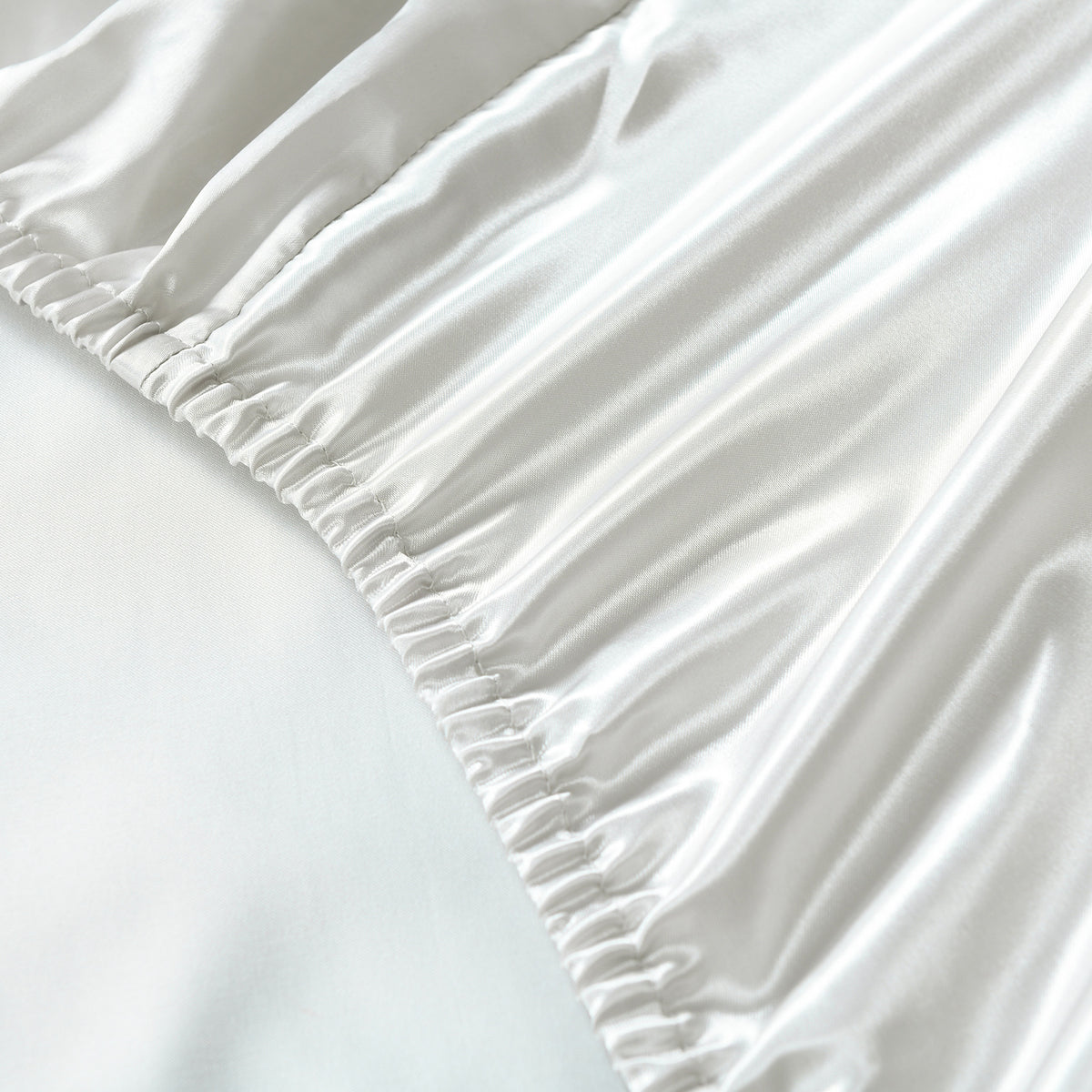 Royal Comfort Satin Sheet Set 3 Piece Fitted Sheet Pillowcase… - V160-10003469