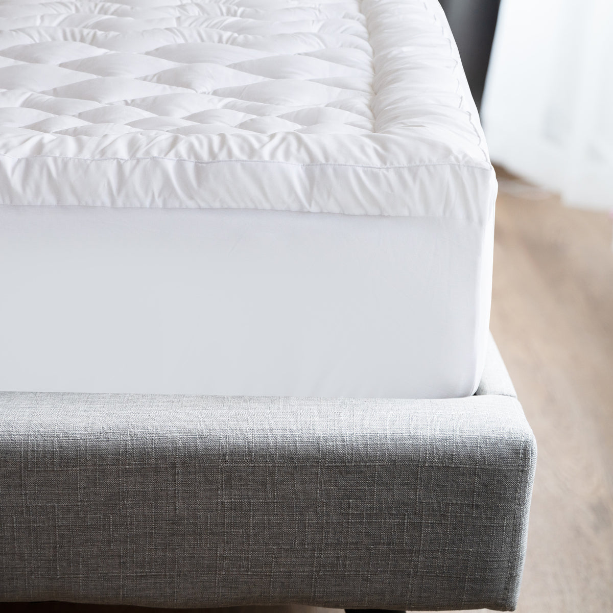 Royal Comfort 1200GSM Deluxe 7-Zone Mattress Topper Luxury… - V160-10003784