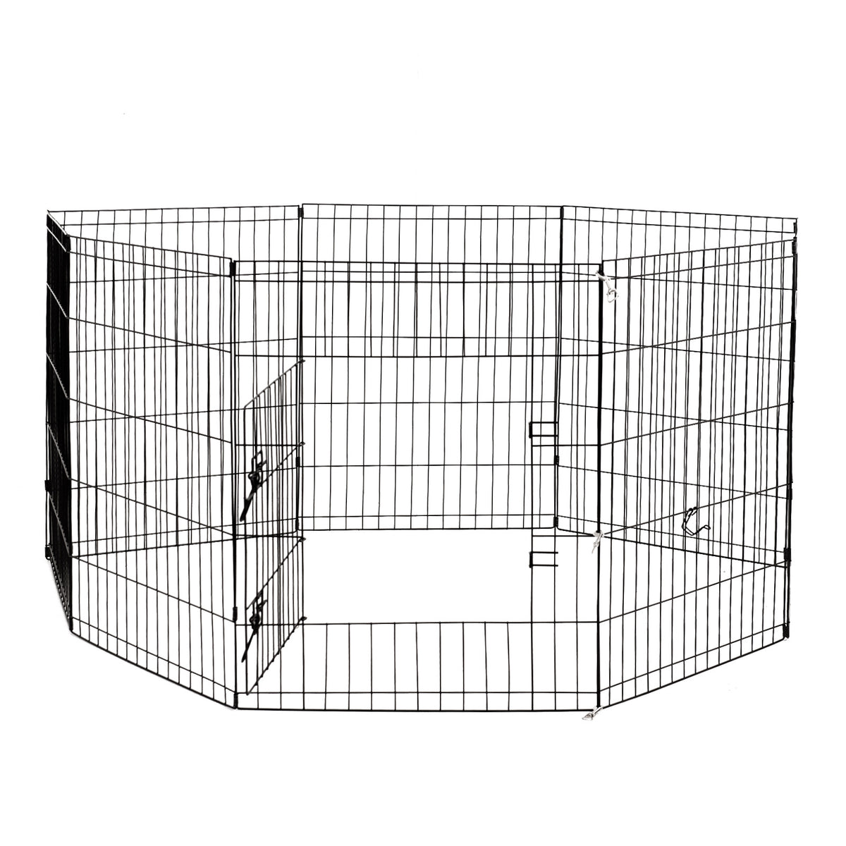 4Paws 8 Panel Playpen Puppy Exercise Fence Cage Enclosure Pets… - V160-10004321