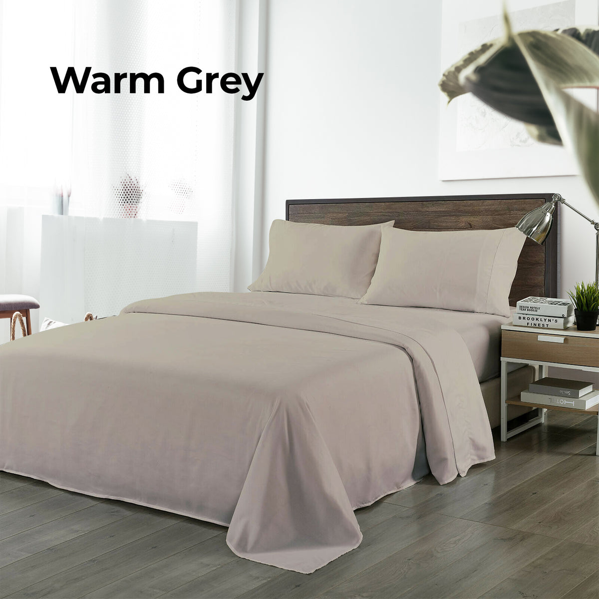 Royal Comfort Bamboo Blended Sheet & Pillowcases Set 1000TC Ultra… - V160-202003