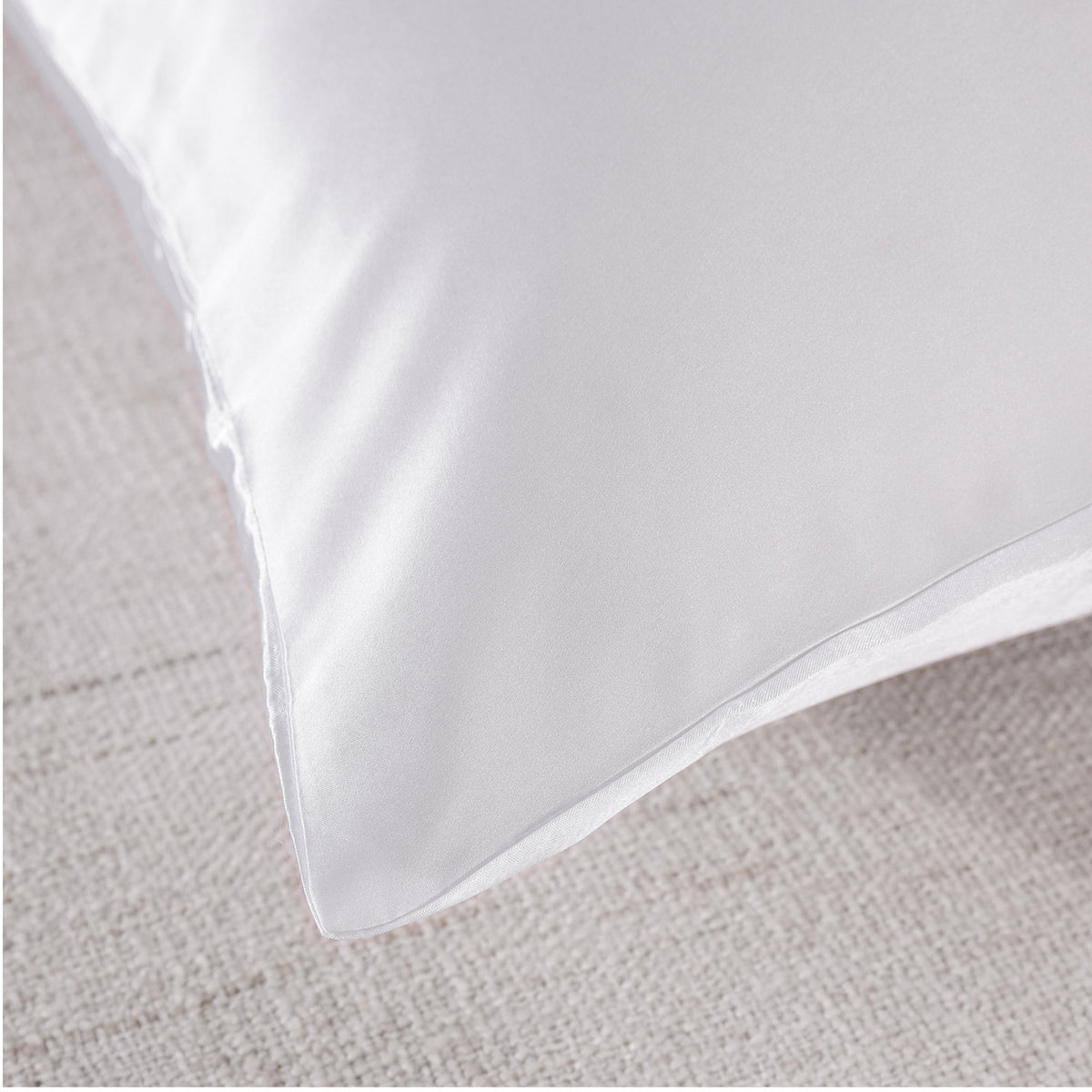 Royal Comfort Mulberry Silk Pillowcase Twin Pack 51 x 76cm - White