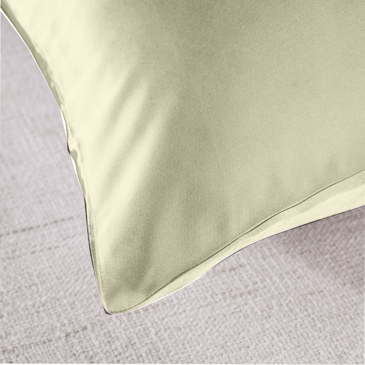 Royal Comfort Mulberry Silk Pillowcase Twin Pack 51 x 76cm - Ivory