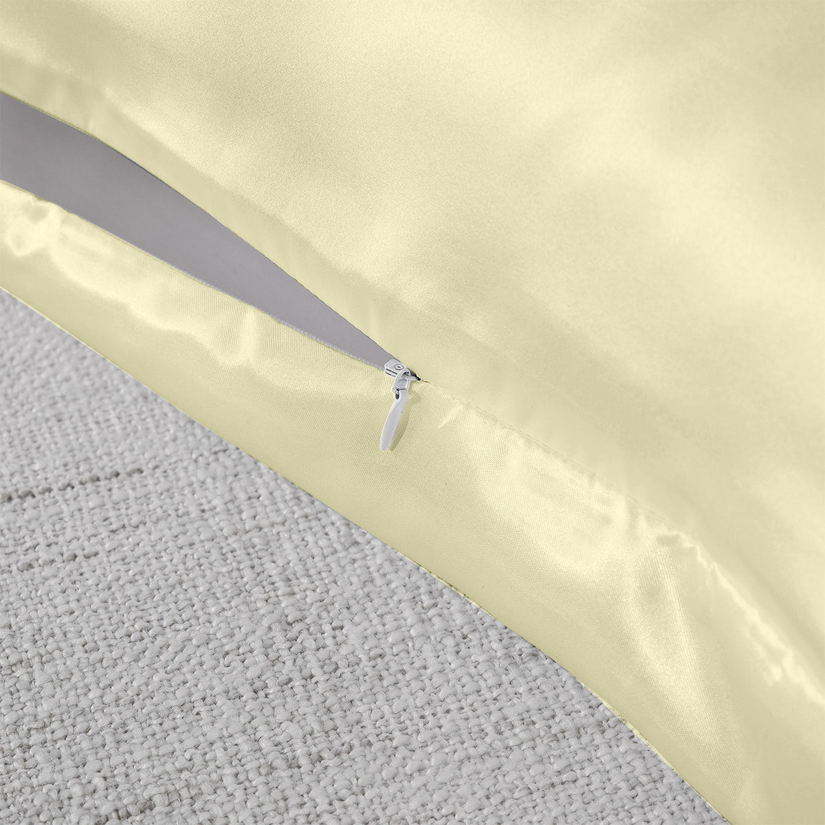 Royal Comfort Mulberry Silk Pillowcase Twin Pack 51 x 76cm - Ivory