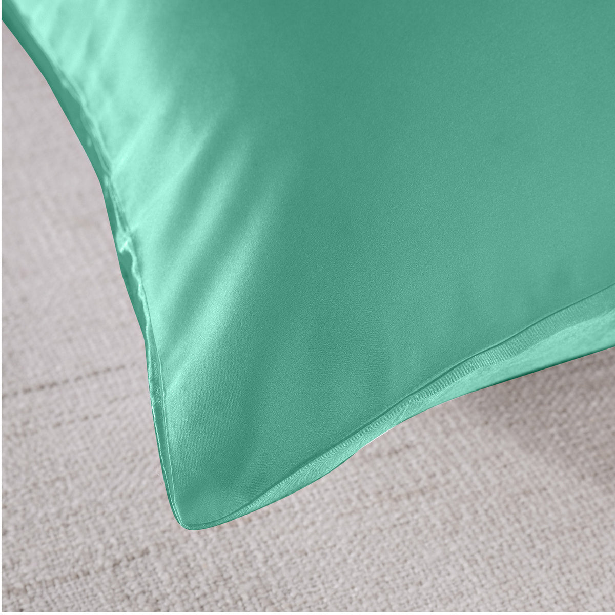 Royal Comfort Mulberry Silk Pillowcase Twin Pack 51 x 76cm - Mint